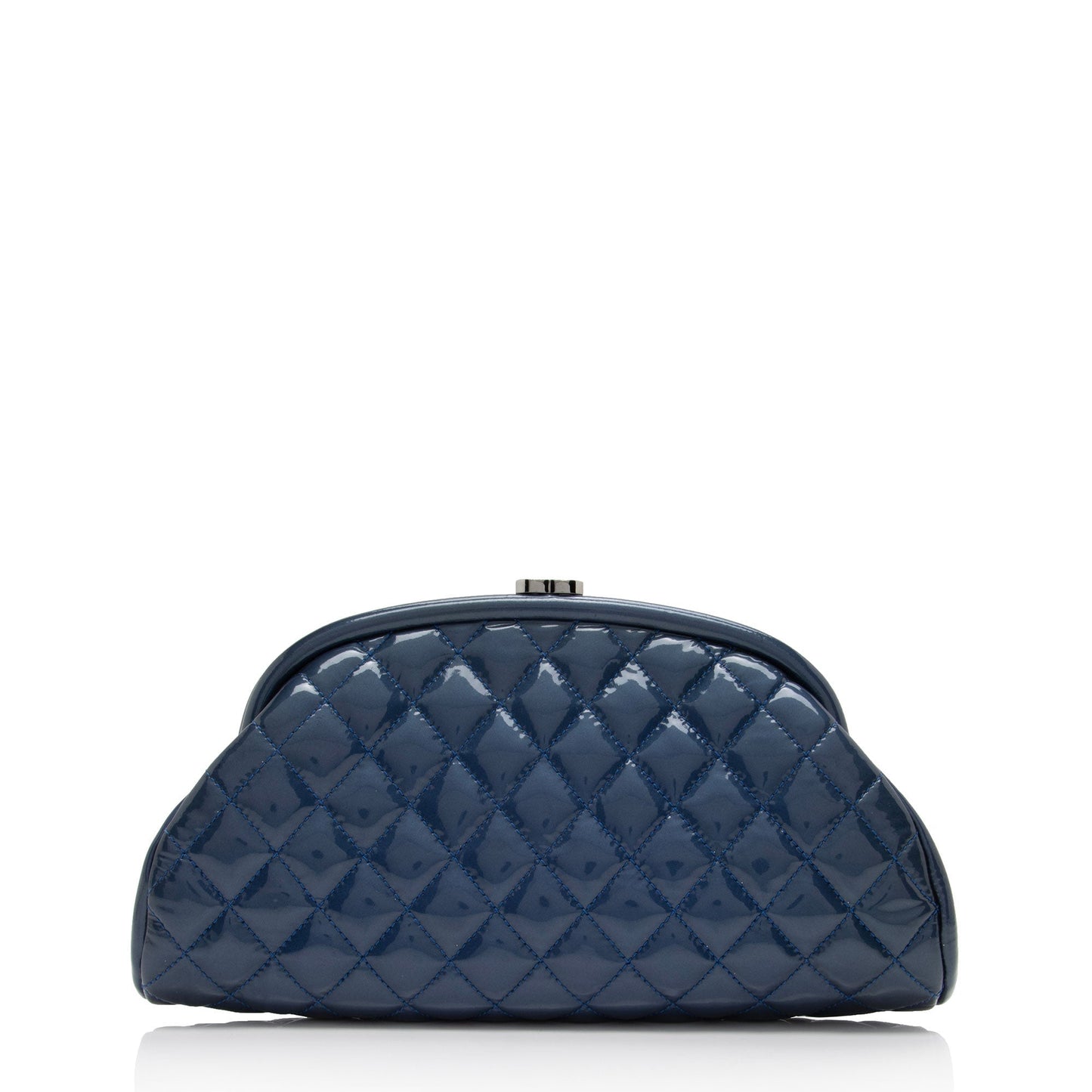 Chanel Patent Timeless SHF-UYzBin Leather Clutch Bag