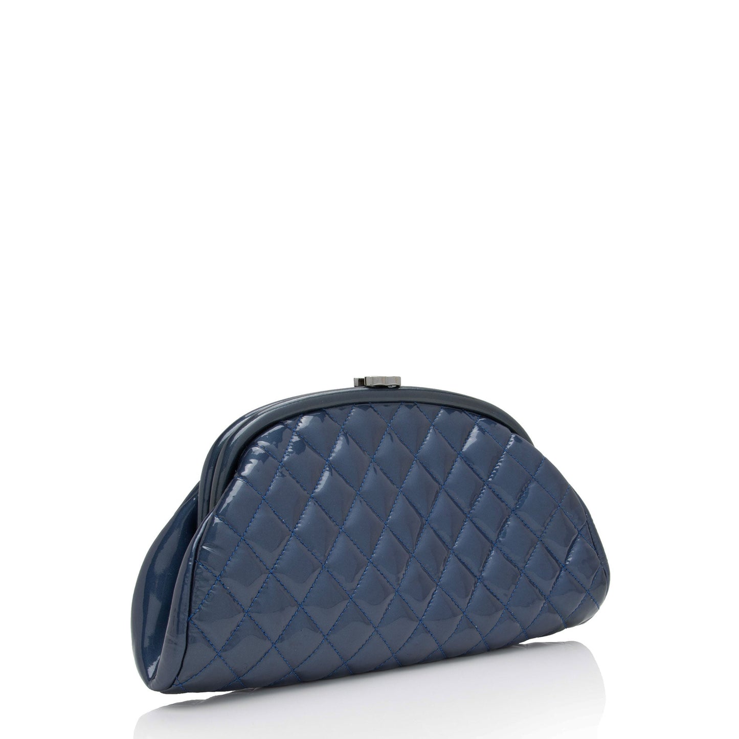 Chanel Patent Timeless SHF-UYzBin Leather Clutch Bag