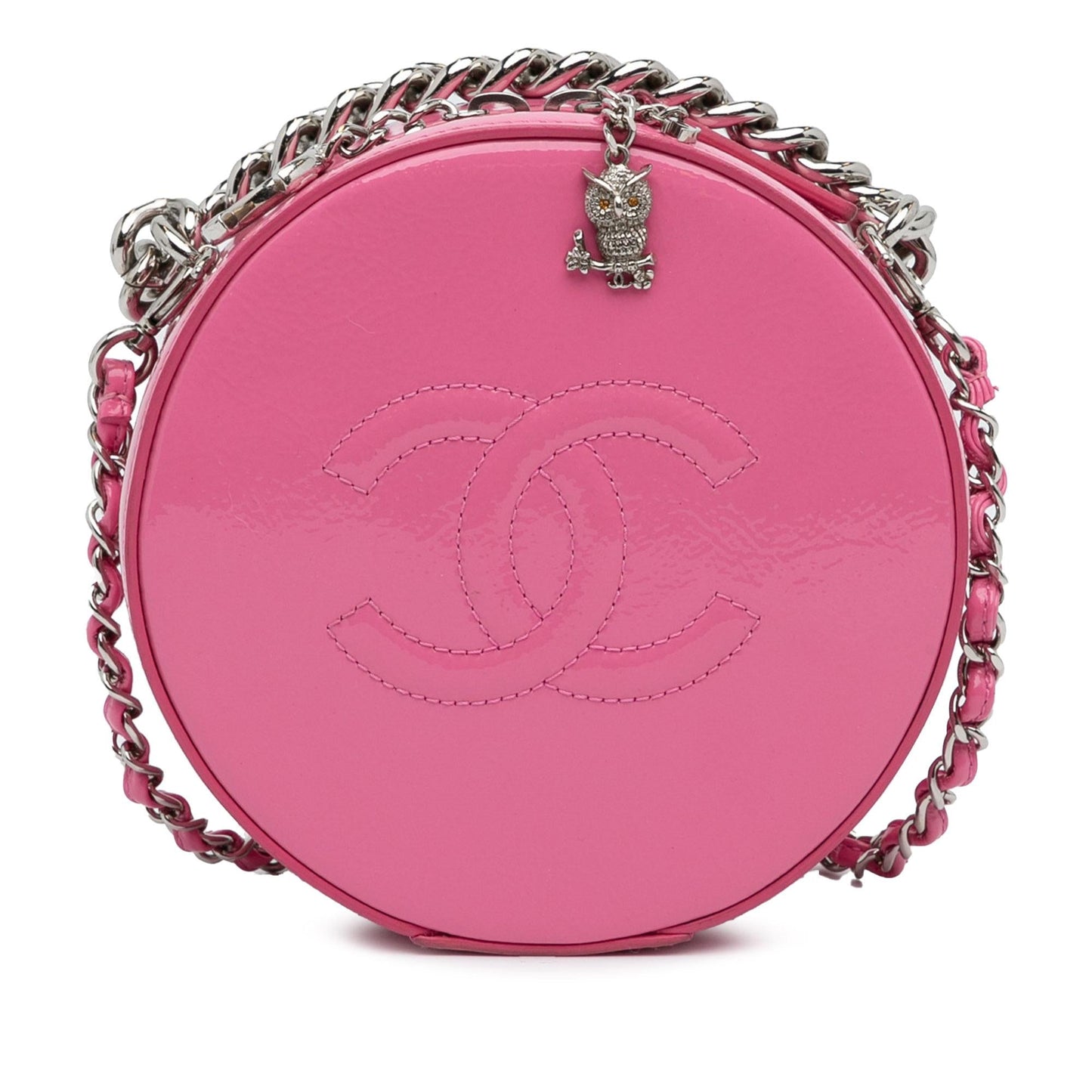 Chanel Patent Round As Earth SHG-HX6iVO Crossbody Bag