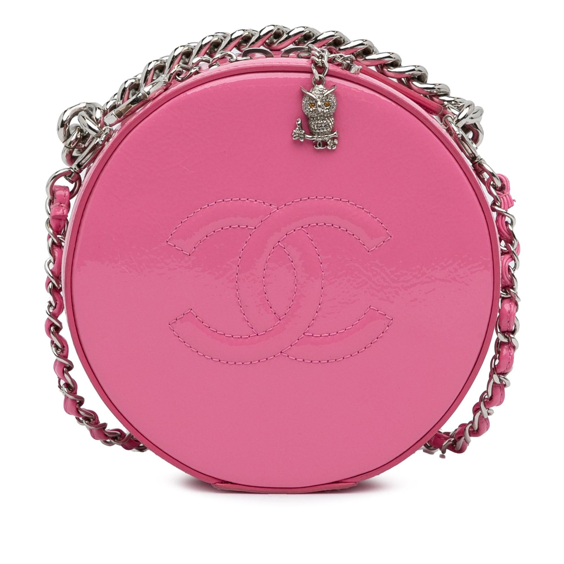 Chanel Patent Round As Earth SHG-HX6iVO Crossbody Bag