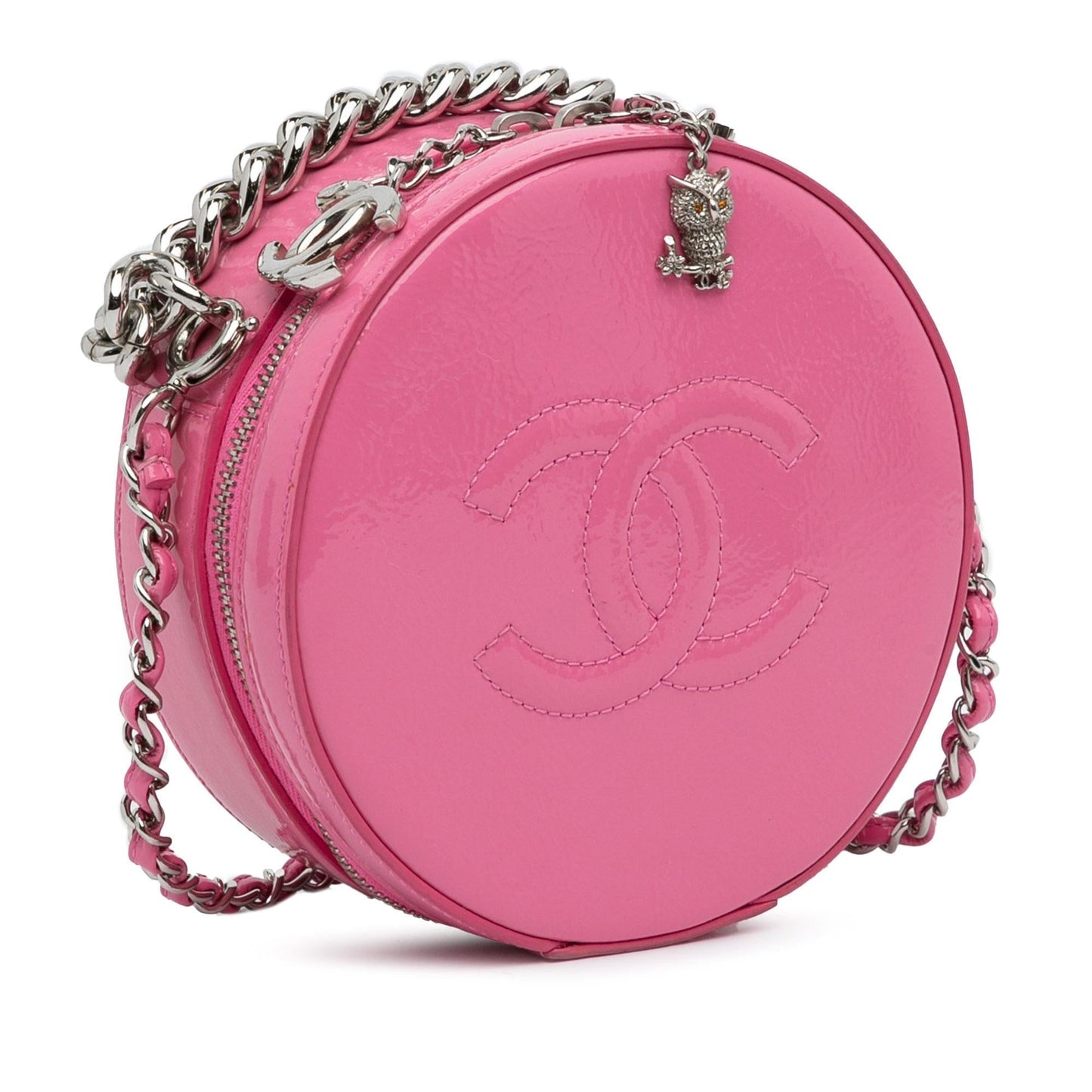 Chanel Patent Round As Earth SHG-HX6iVO Crossbody Bag