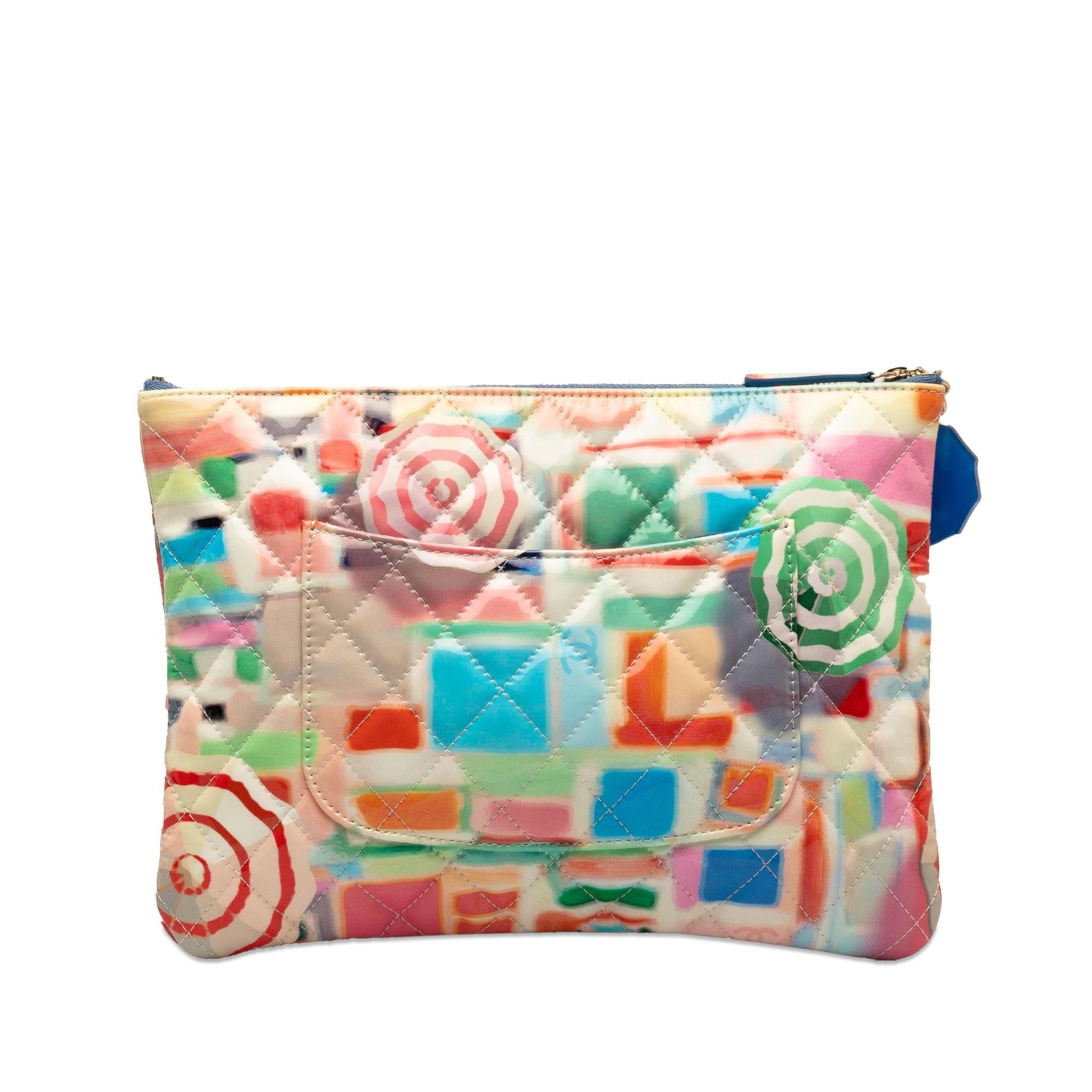 Chanel Patent Umbrella O SHG-fBoBea Clutch Bag