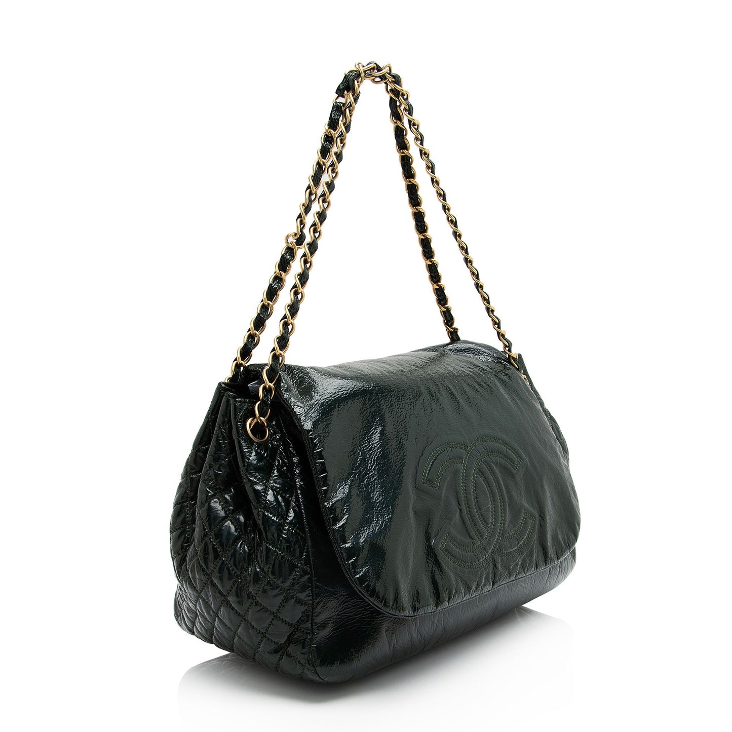 Chanel Patent Vinyl Rock SHF-X1iQCV Shoulder Bag