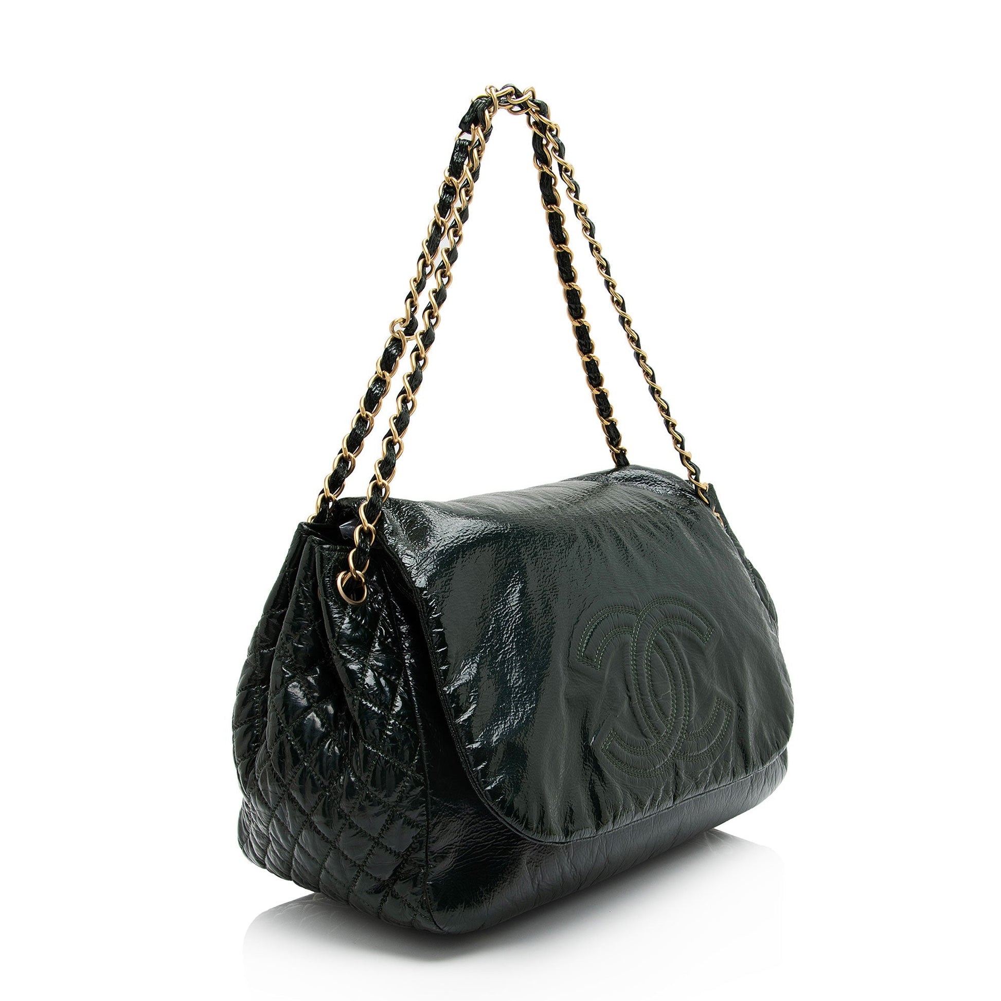 Chanel Patent Vinyl Rock SHF-X1iQCV Shoulder Bag