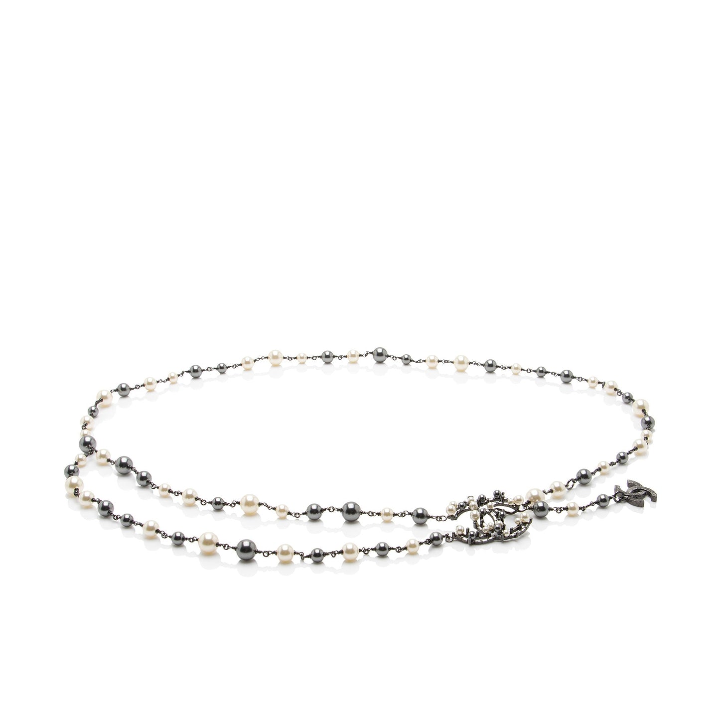 Chanel Pearl Bead CC Belt