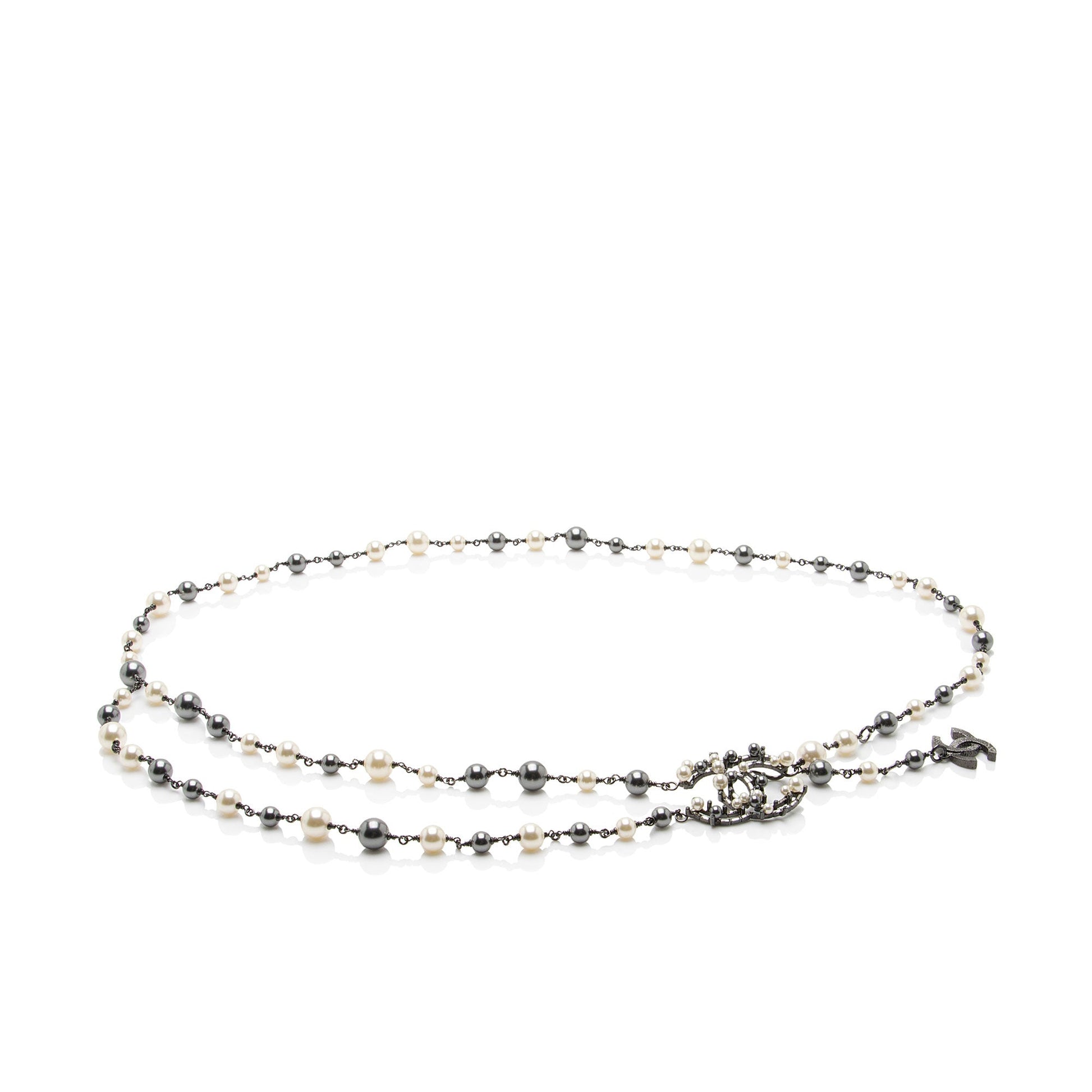 Chanel Pearl Bead CC Belt