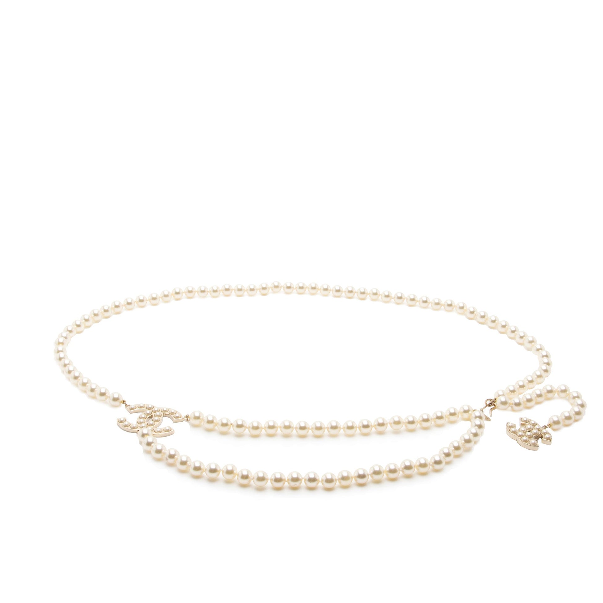 Chanel Pearl Cc Chain Belt - Size 37 94 (Shf-Csdghr) Bag