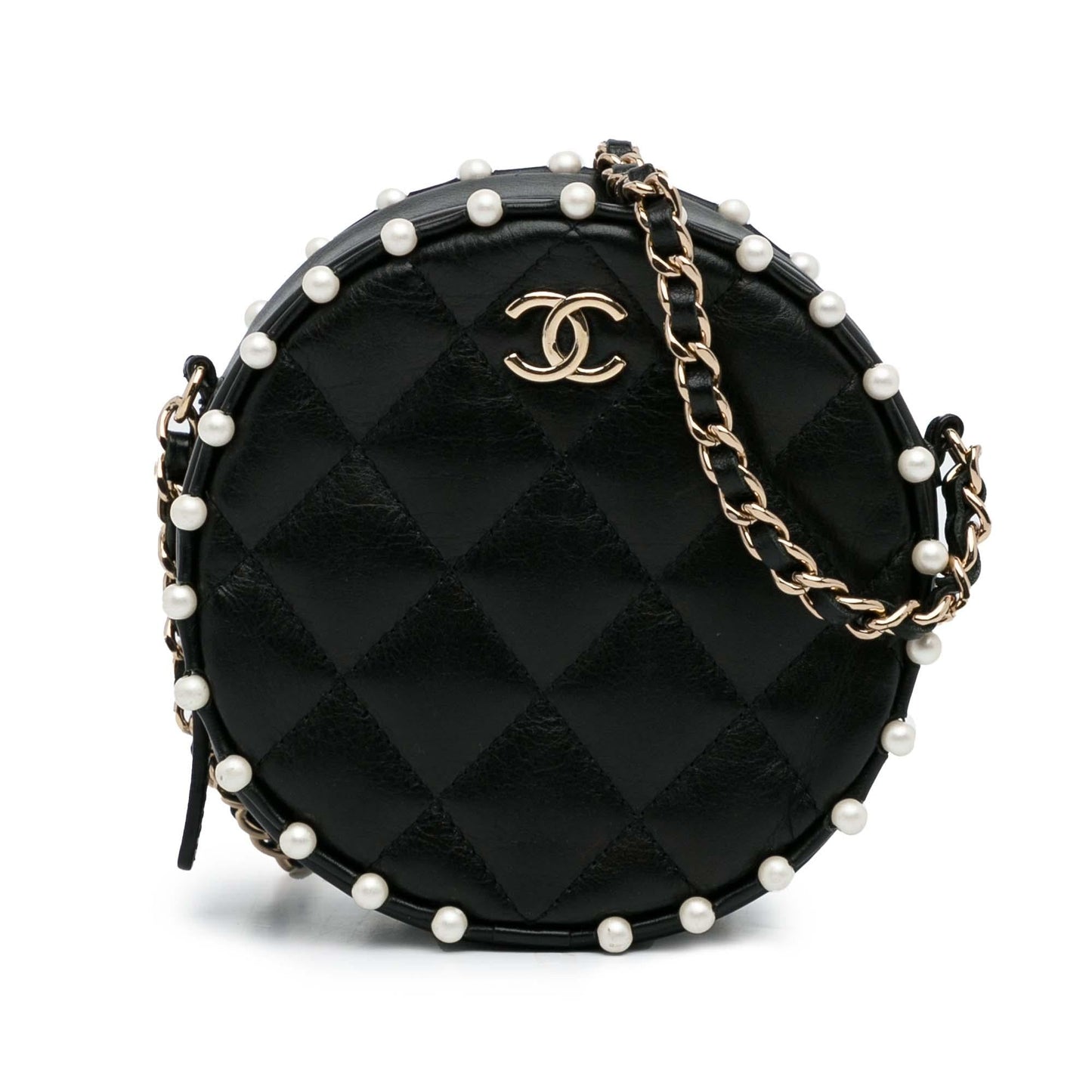 Chanel Pearl Round As Earth SHG-294XSW Crossbody Bag