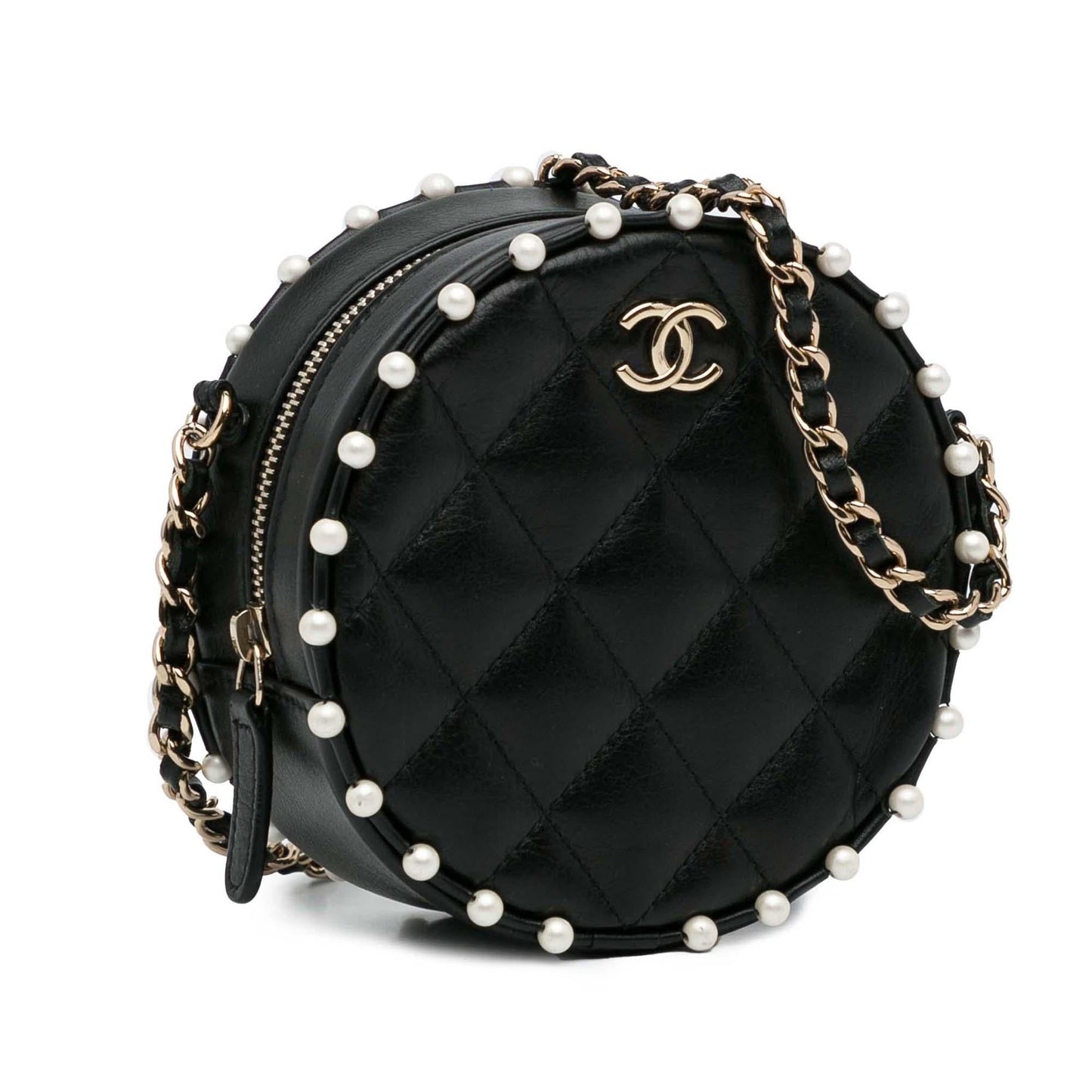 Chanel Pearl Round As Earth SHG-294XSW Crossbody Bag