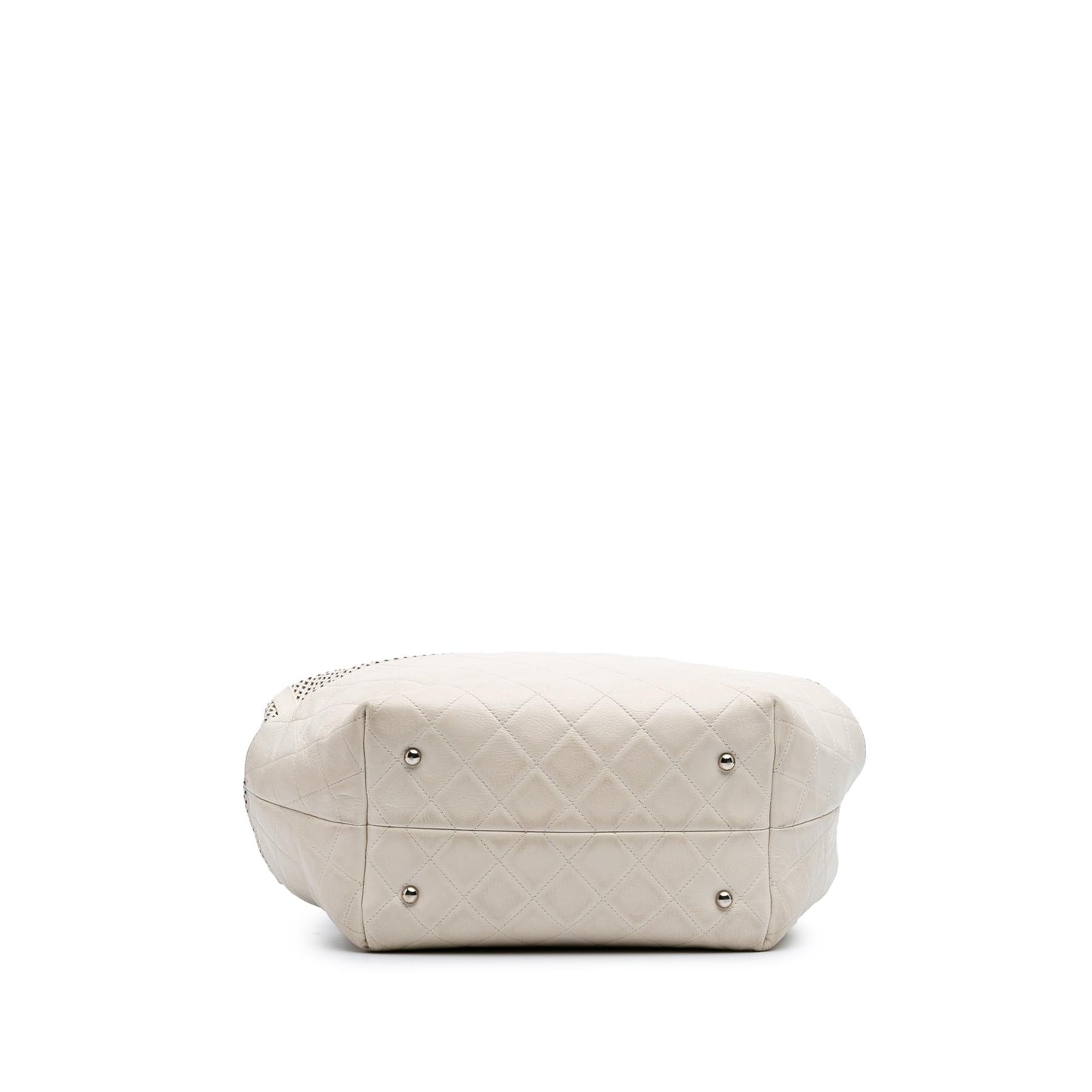 Chanel Perforated Calfskin Up Air North South Tote Bag