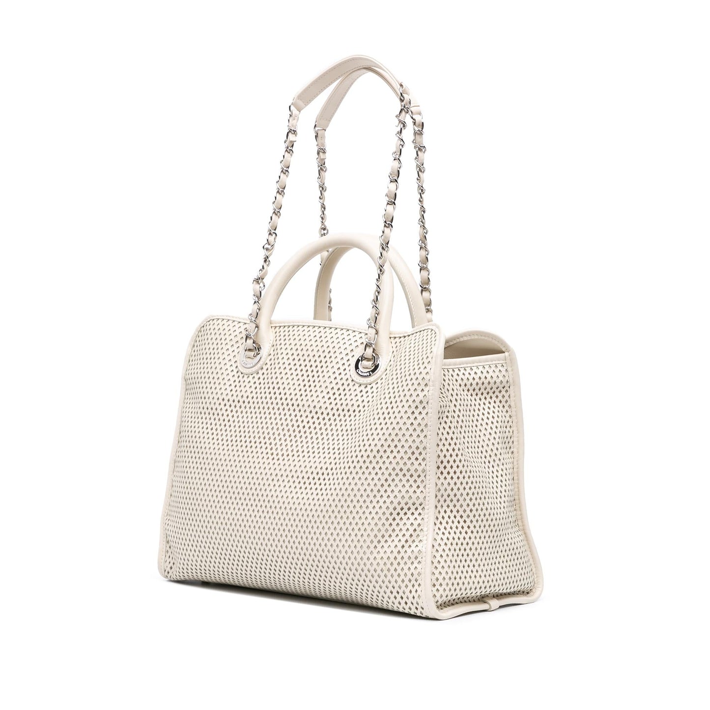 Chanel Perforated Calfskin Up Air Satchel Bag