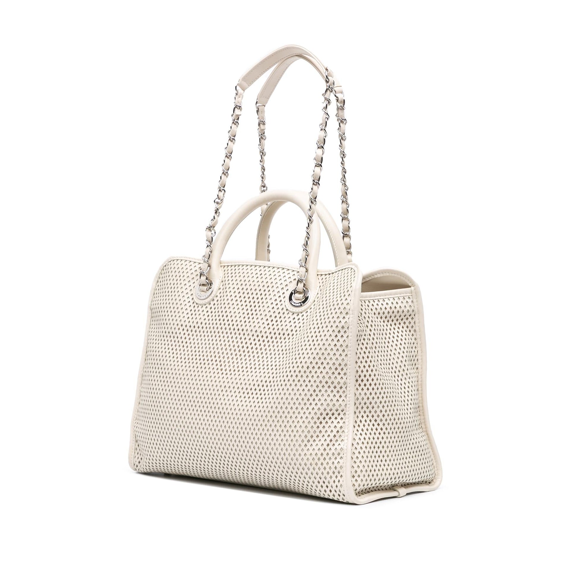 Chanel Perforated Calfskin Up Air Satchel Bag