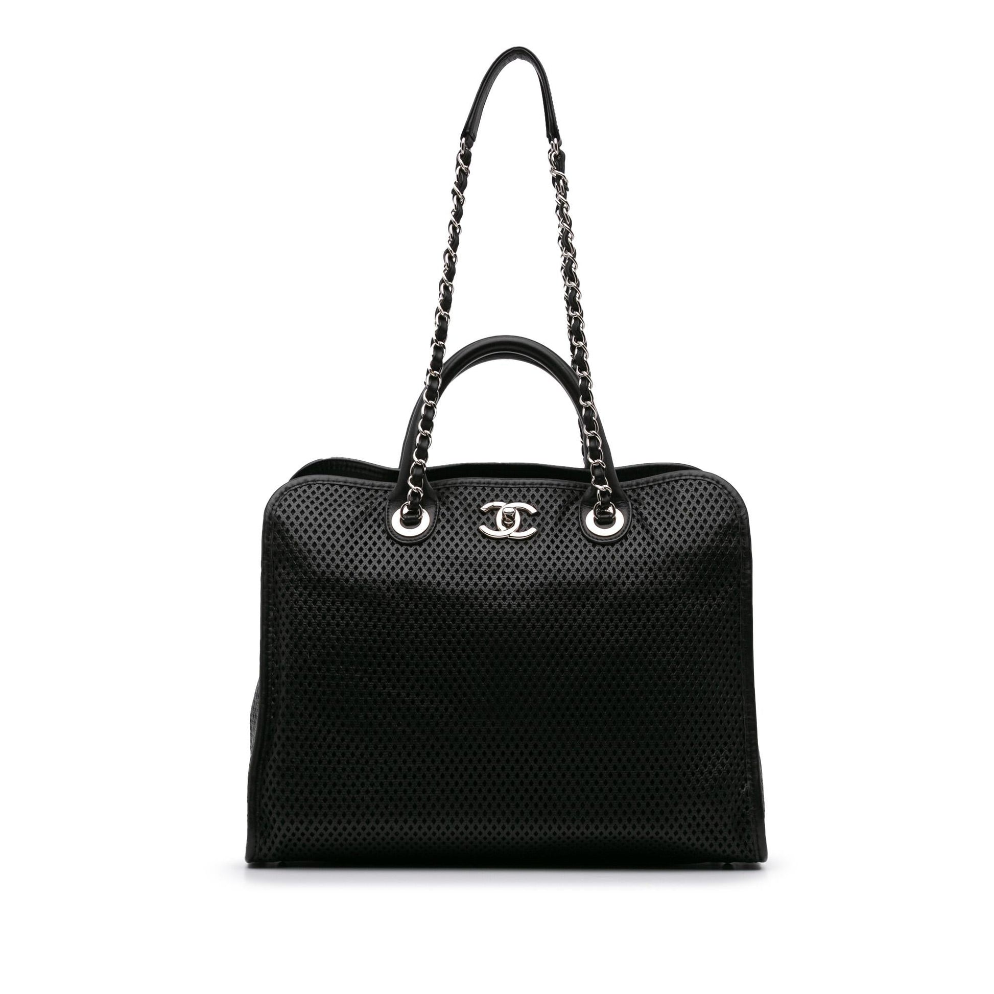 Chanel Perforated Calfskin Up Air Tote Bag