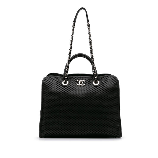 Chanel Perforated Calfskin Up Air Tote Bag