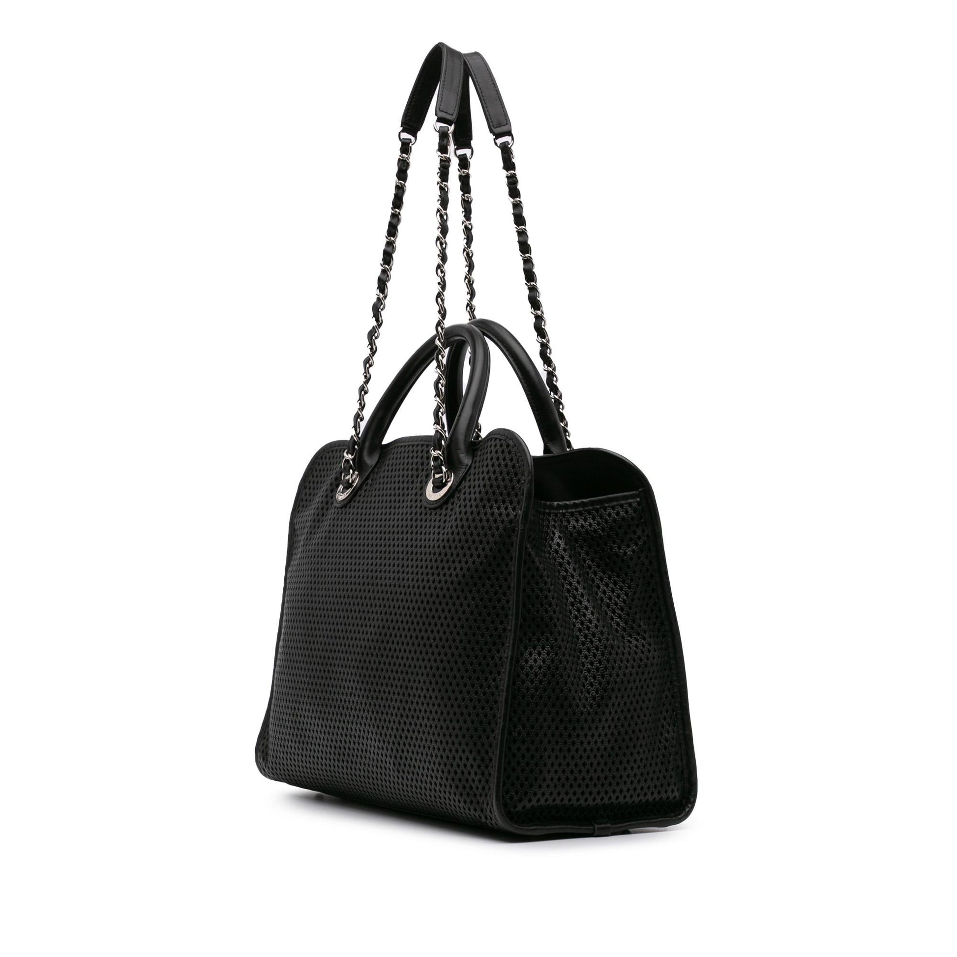 Chanel Perforated Calfskin Up Air Tote Bag