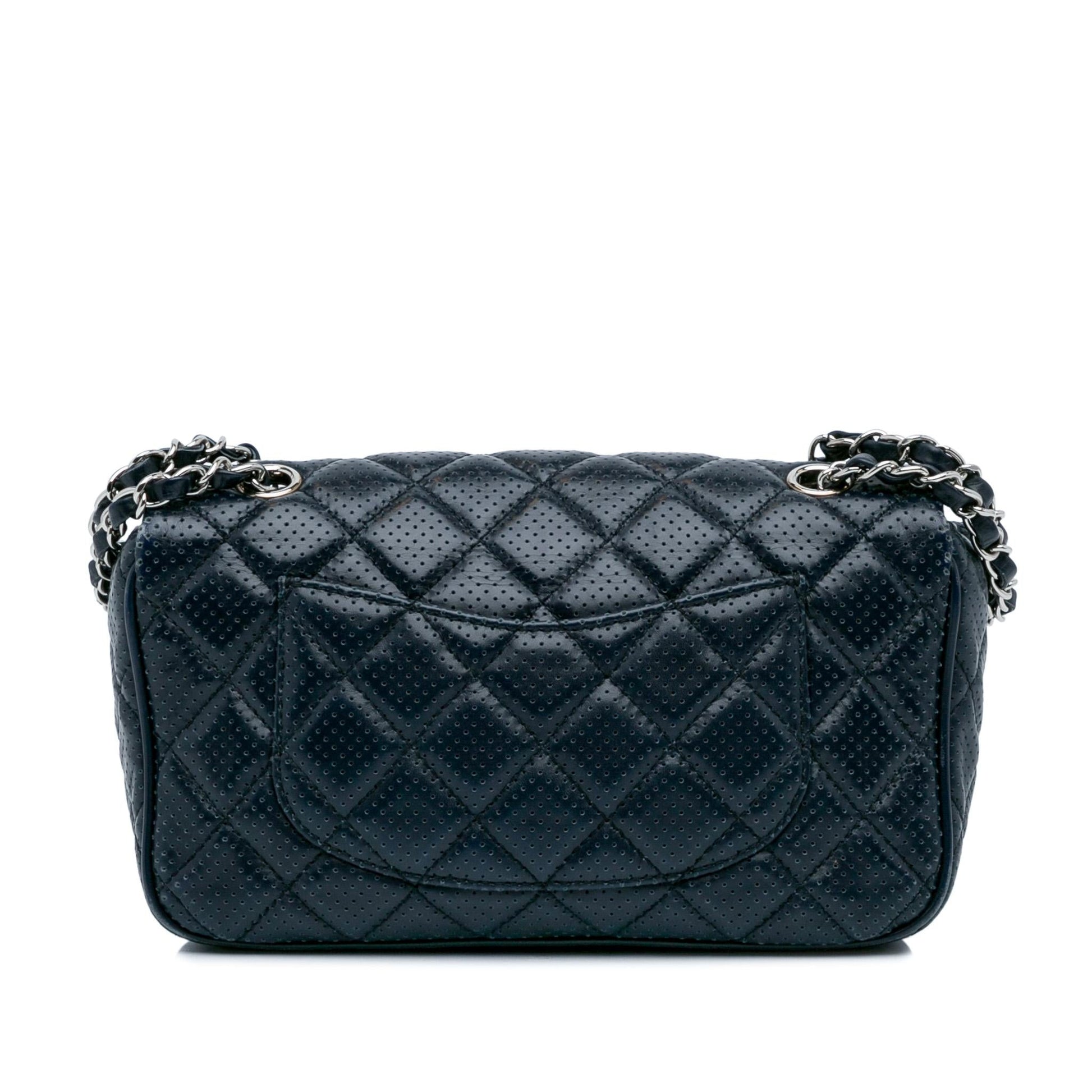 Chanel Perforated Classic Rectangular Flap Mini Bag