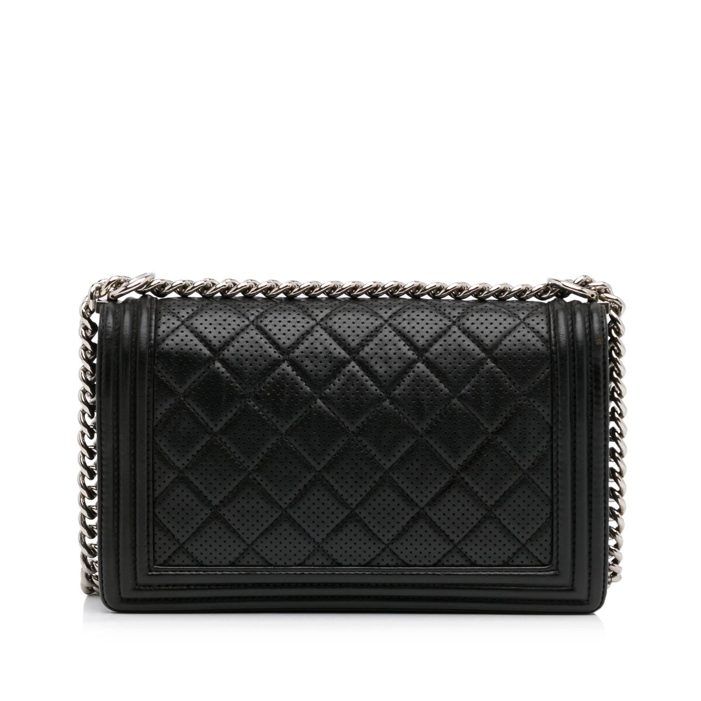 Chanel Perforated Lambskin Boy Flap SHG-5uI7Qu Handbag