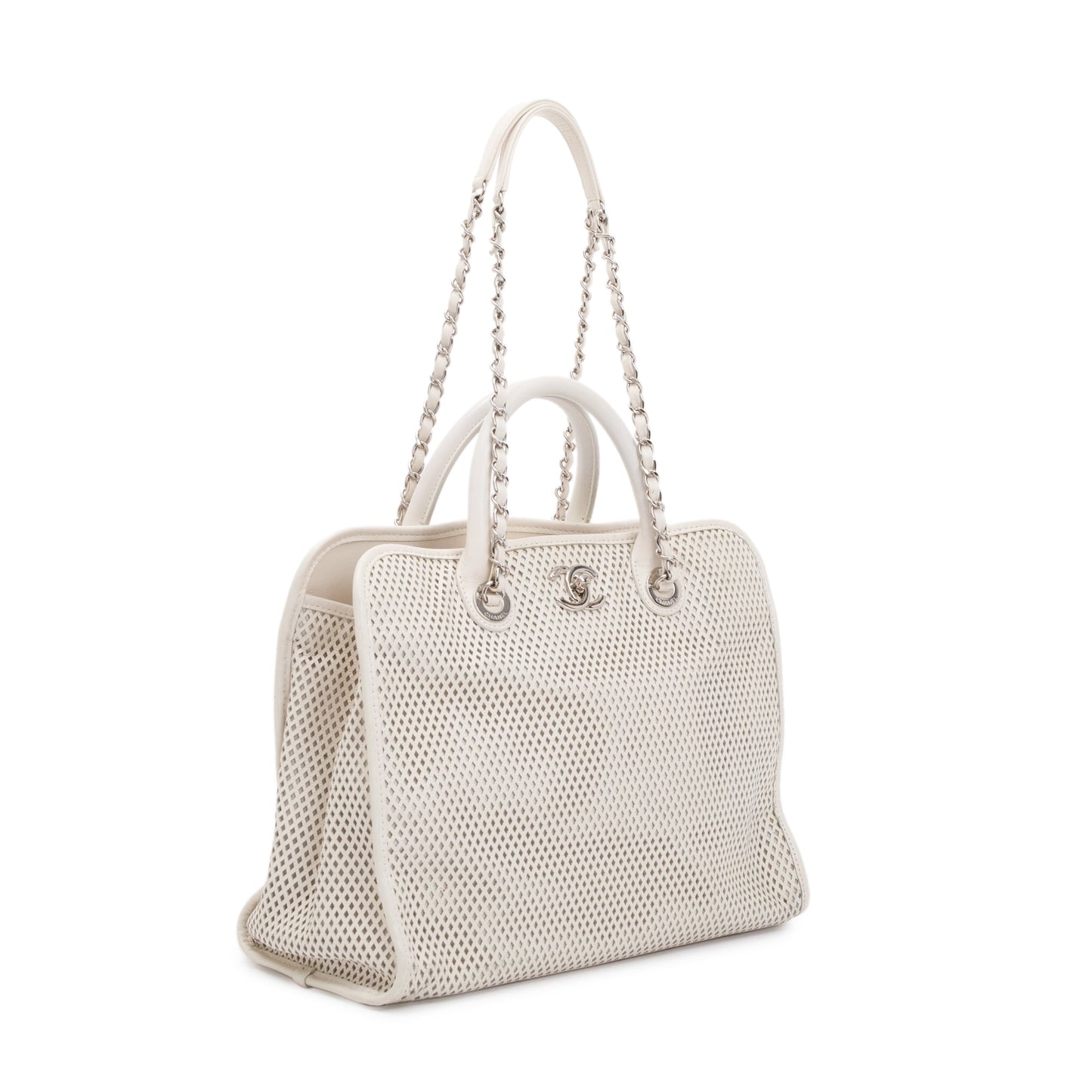 Chanel Perforated Up Air Leather Travel Bag