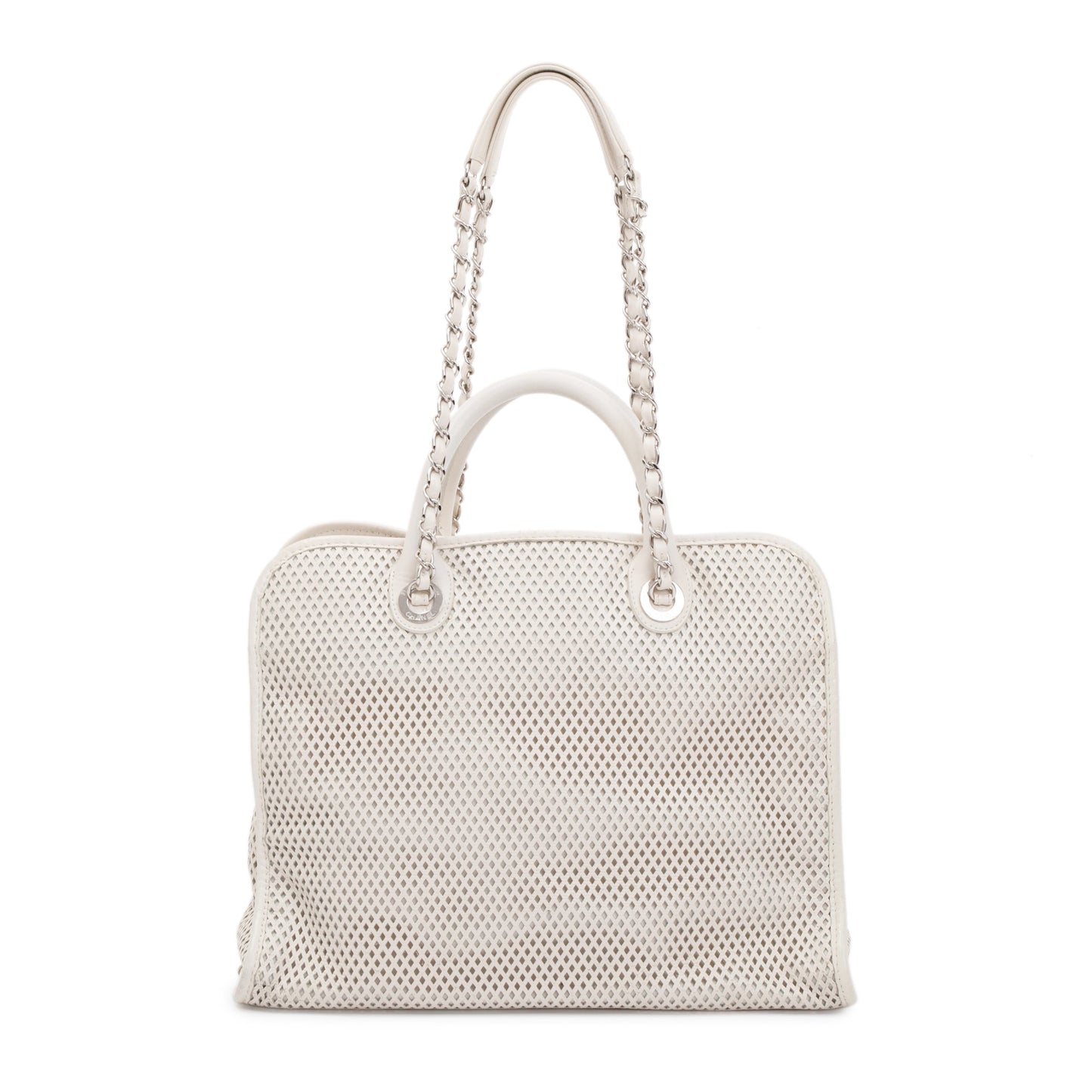 Chanel Perforated Up Air Leather Travel Bag