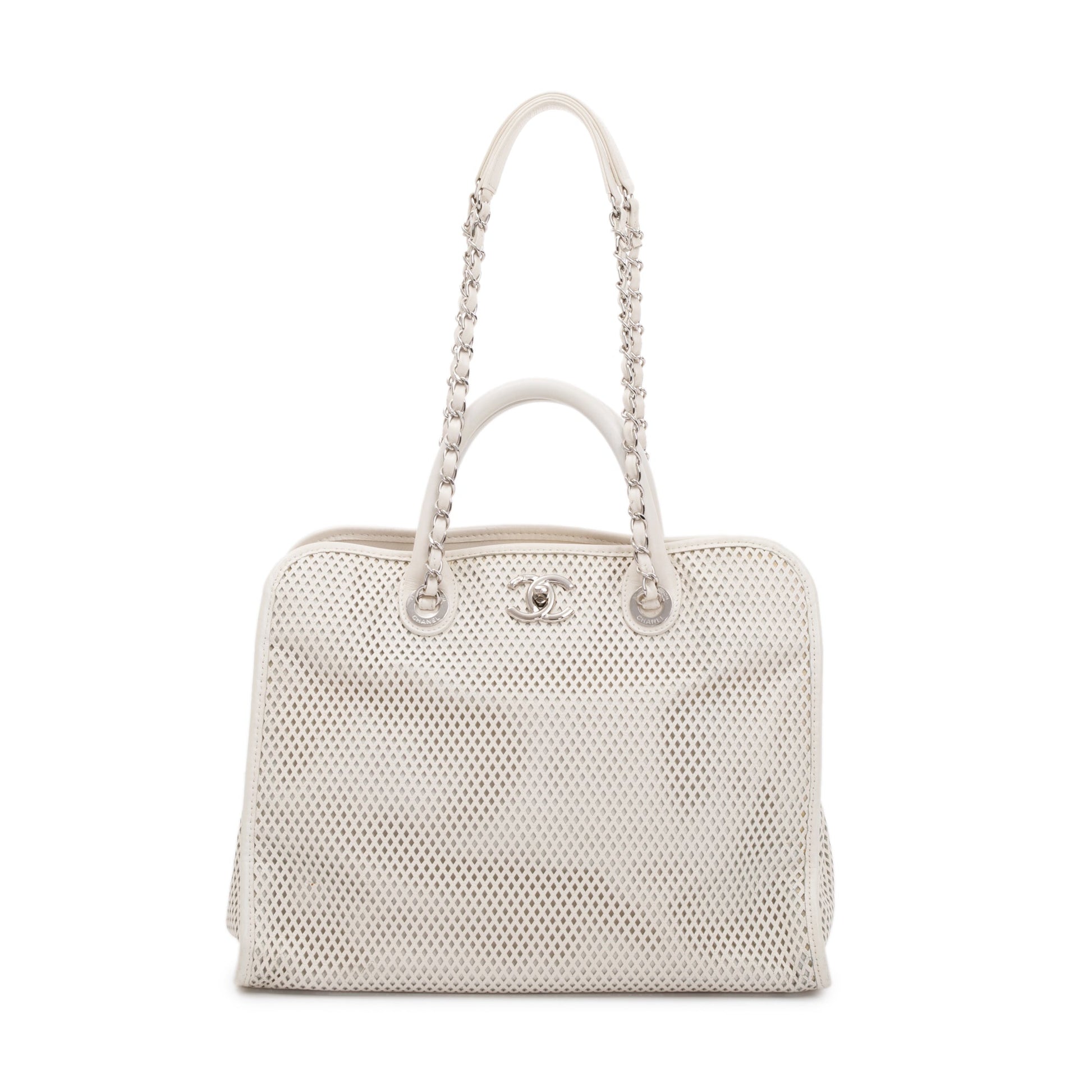 Chanel Perforated Up Air Leather Travel Bag