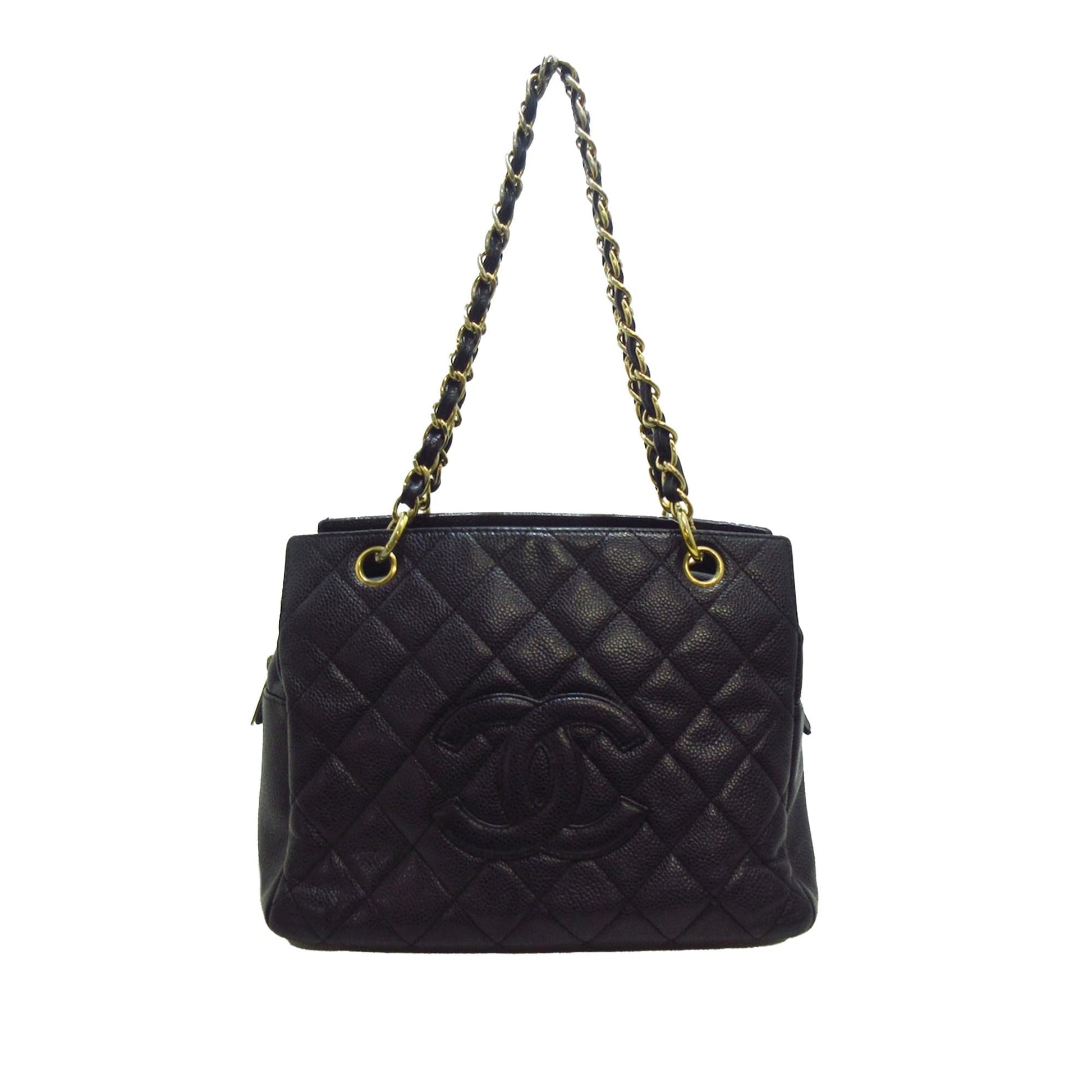 Chanel Petite Caviar Timeless Shopping SHG-Qfffqc Tote Bag