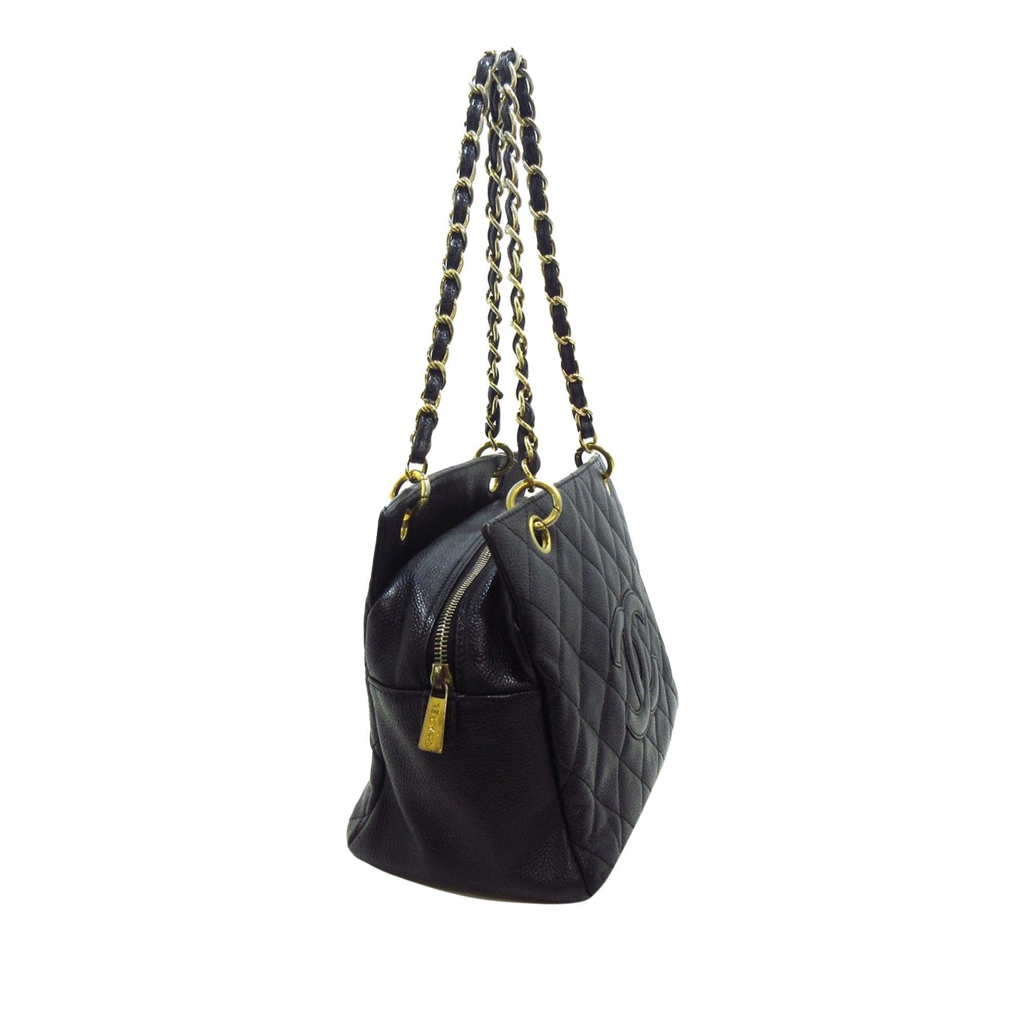 Chanel Petite Caviar Timeless Shopping SHG-Qfffqc Tote Bag