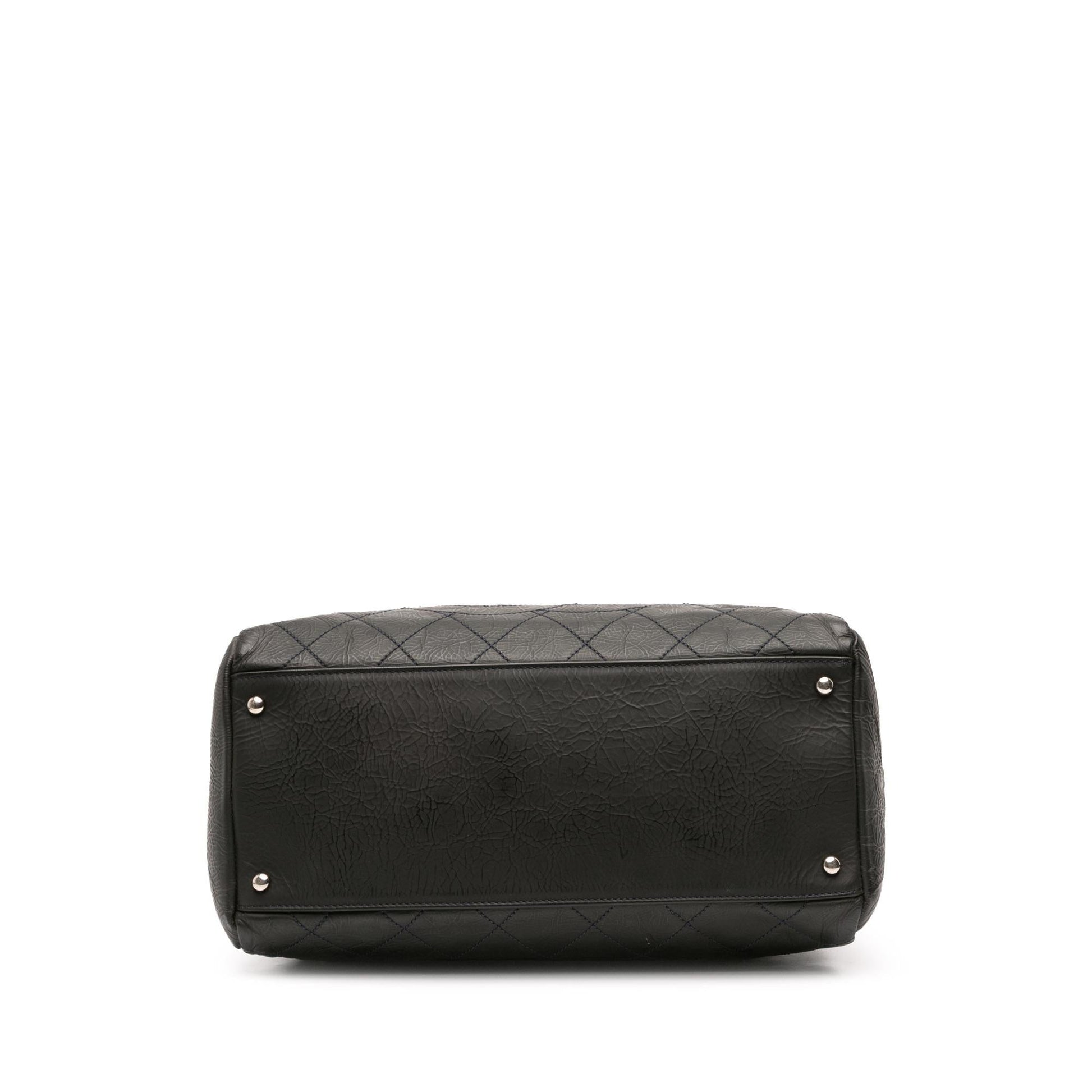 Chanel Petite Crinkled Calfskin Timeless Tote Bag