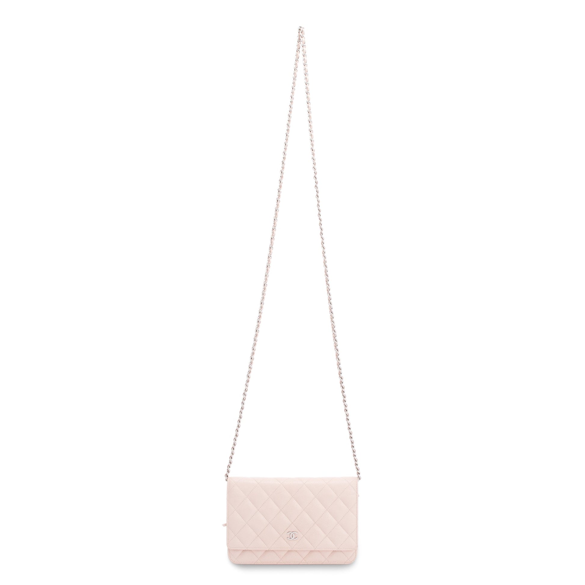 Chanel Caviar Classic on Pink Wallet Case