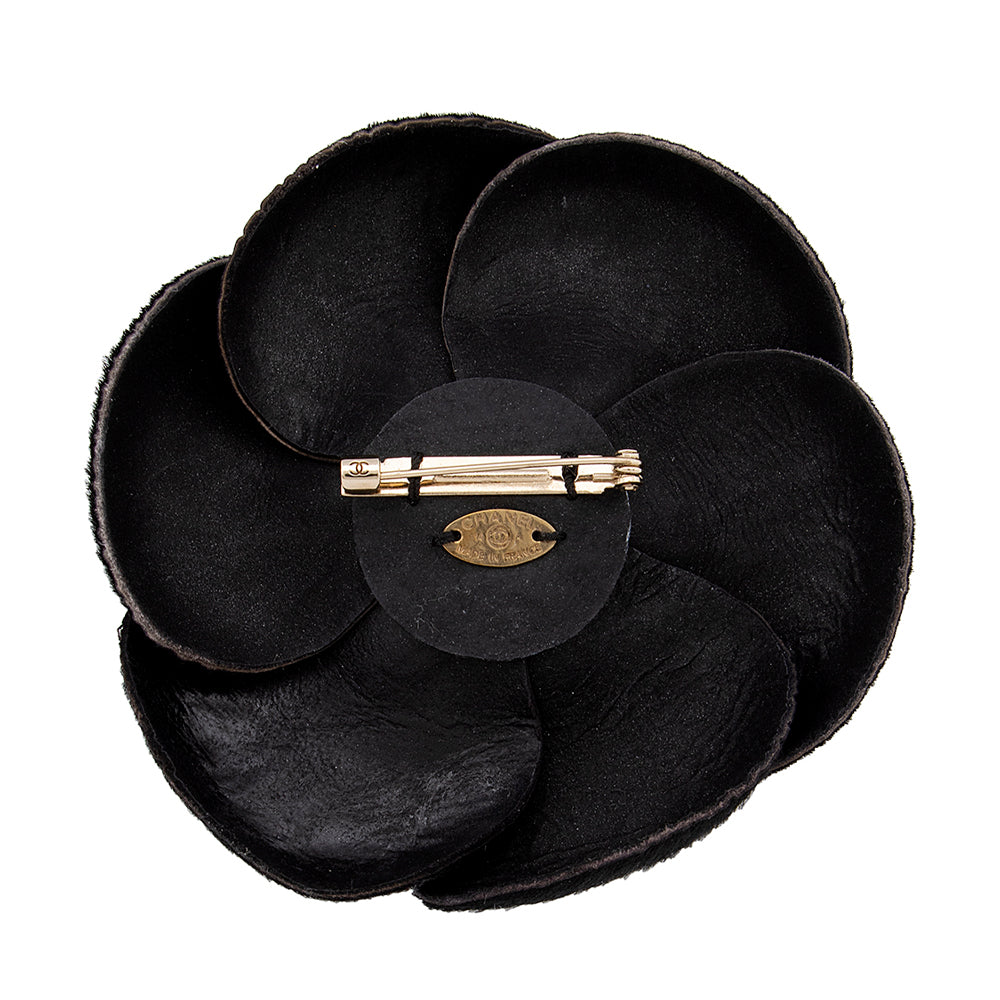Chanel Pony Hair Camellia Brooch - FINAL Handbag