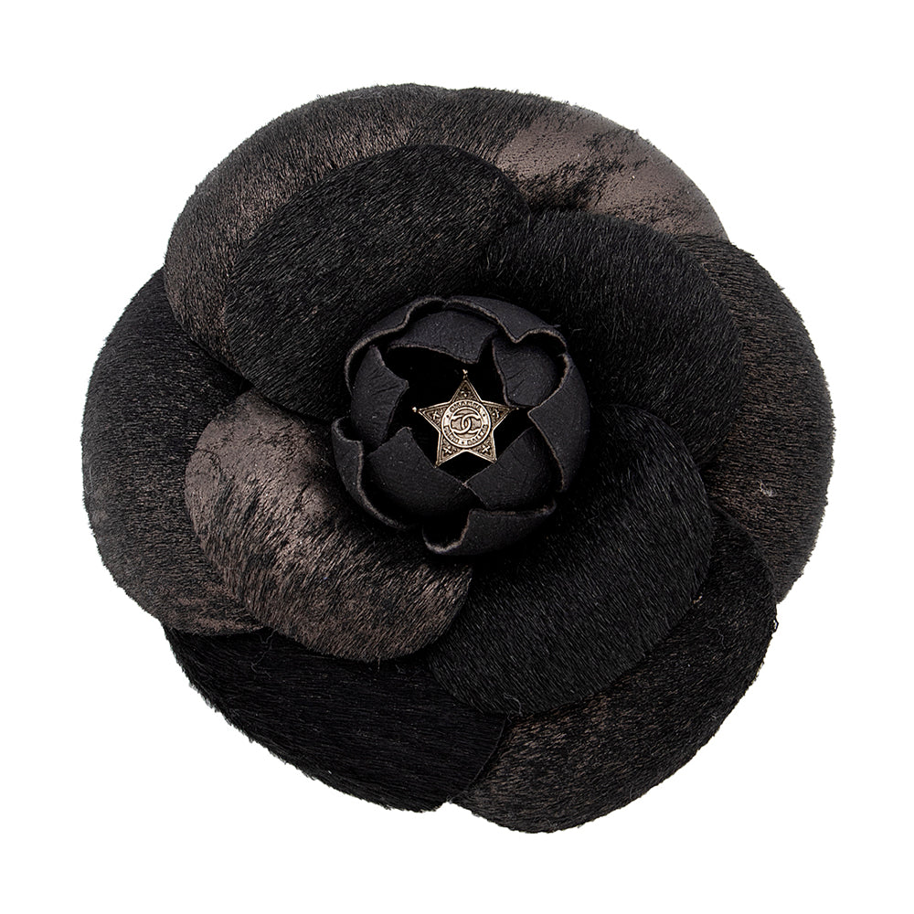 Chanel Pony Hair Camellia Brooch - FINAL Handbag