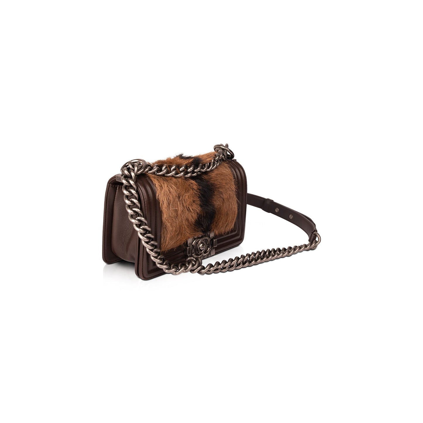 Chanel Pony Hair Boy Travel Bag