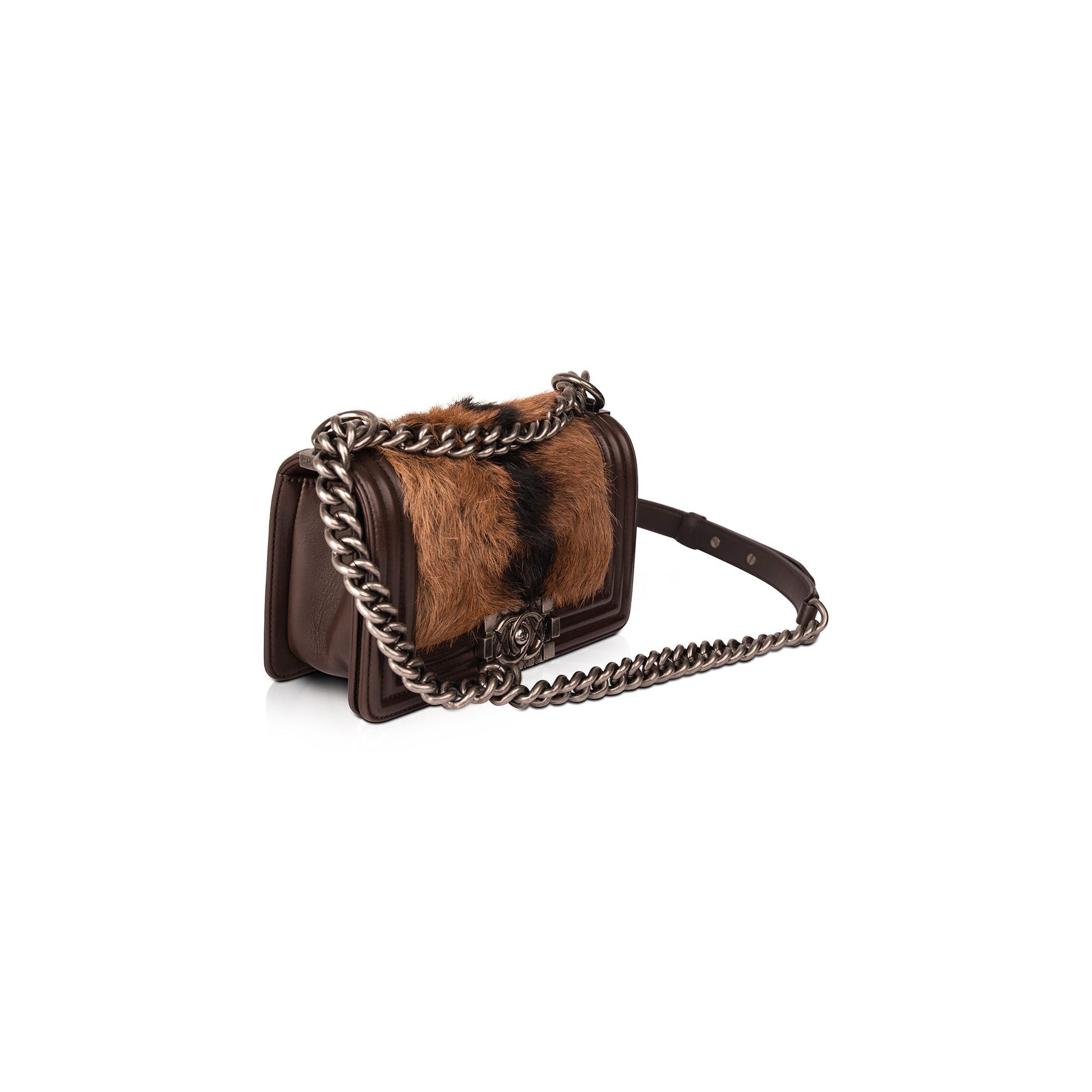 Chanel Pony Hair Boy Travel Bag
