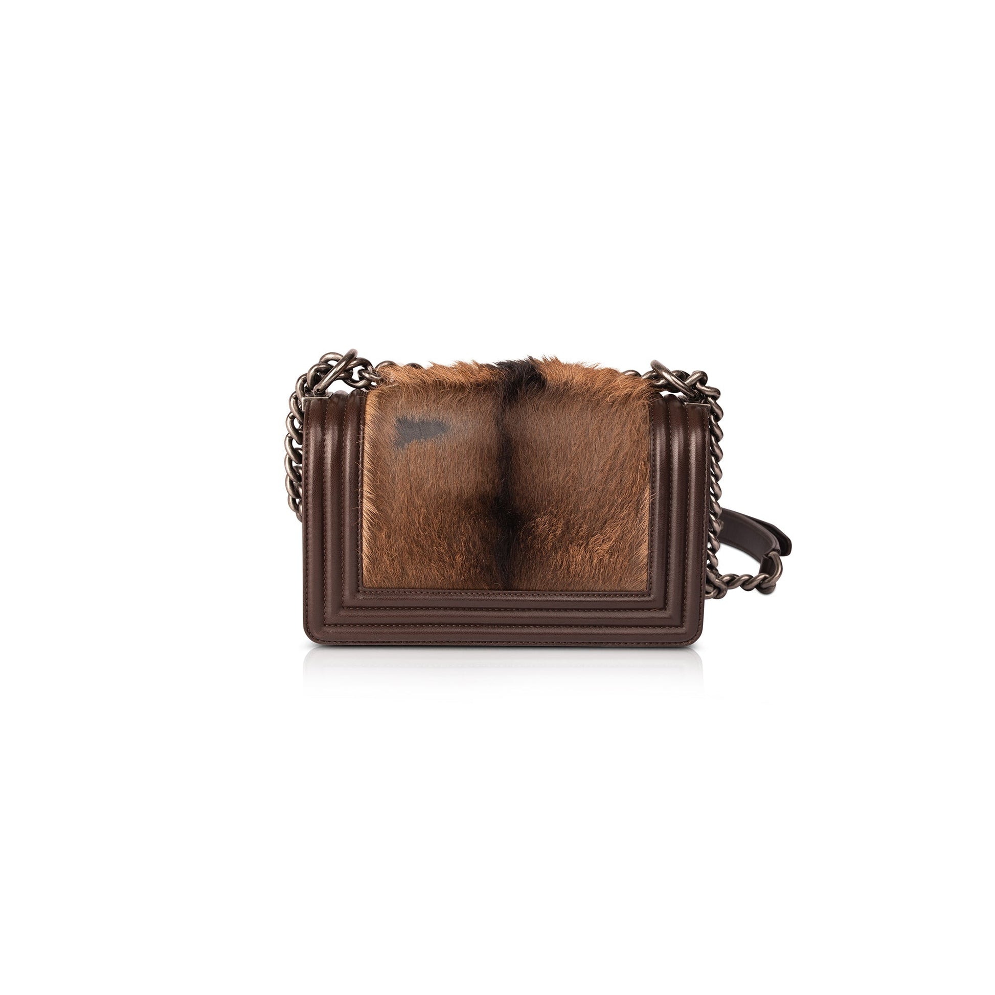 Chanel Pony Hair Boy Travel Bag