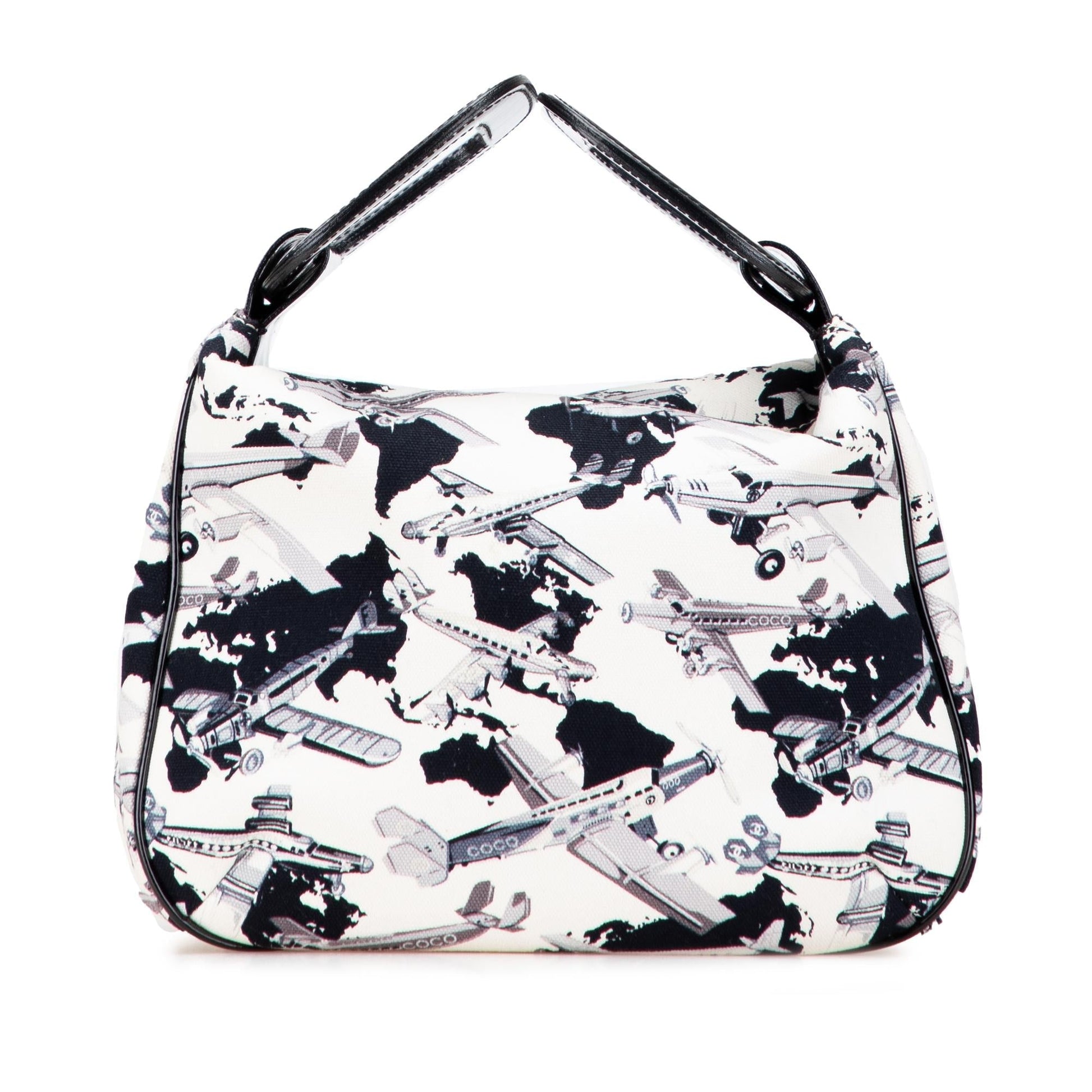 Chanel Printed Coco Airline Canvas Handbag