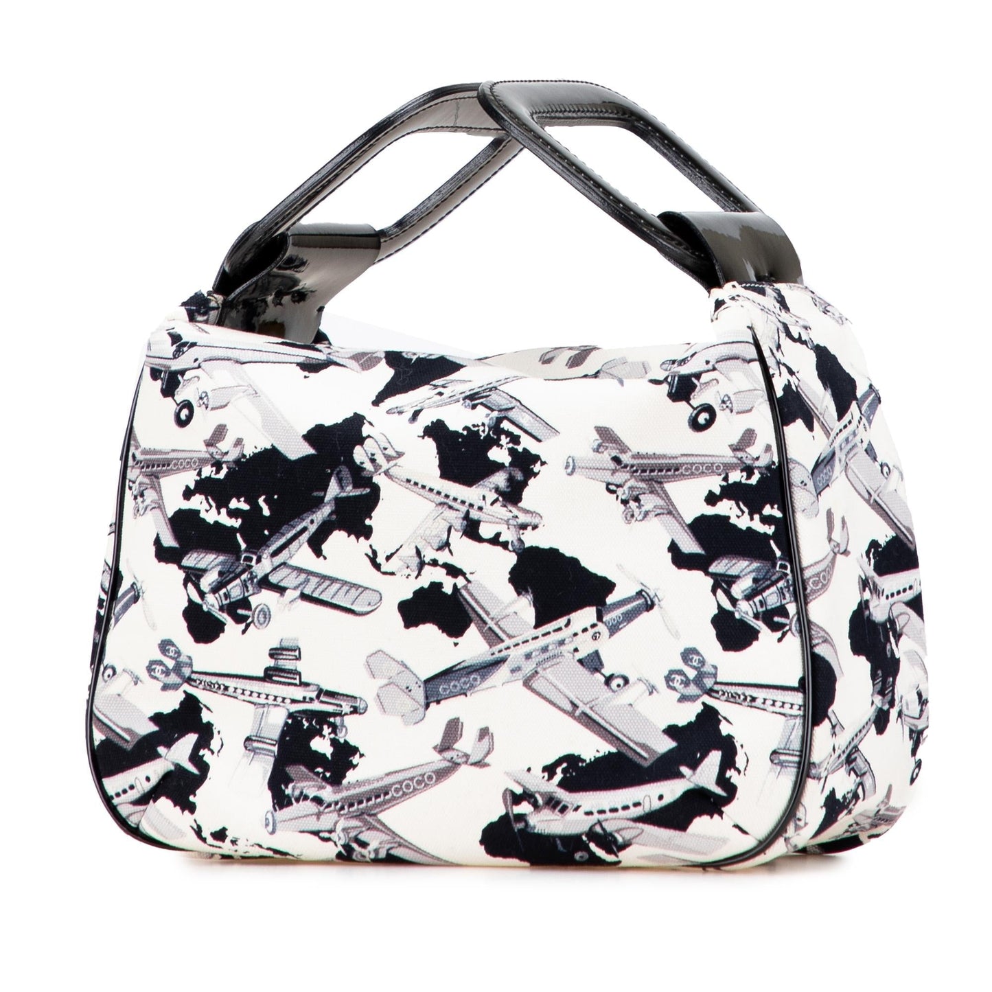 Chanel Printed Coco Airline Canvas Handbag