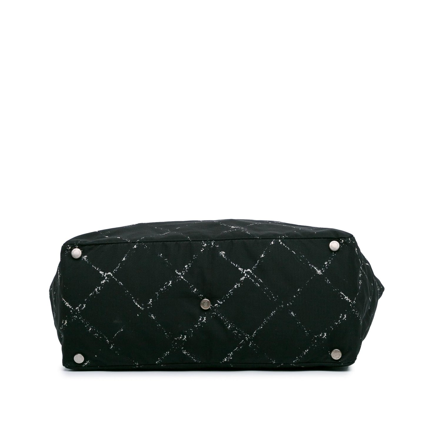 Chanel Printed Nylon Line SHG-2FLMsd Travel Bag