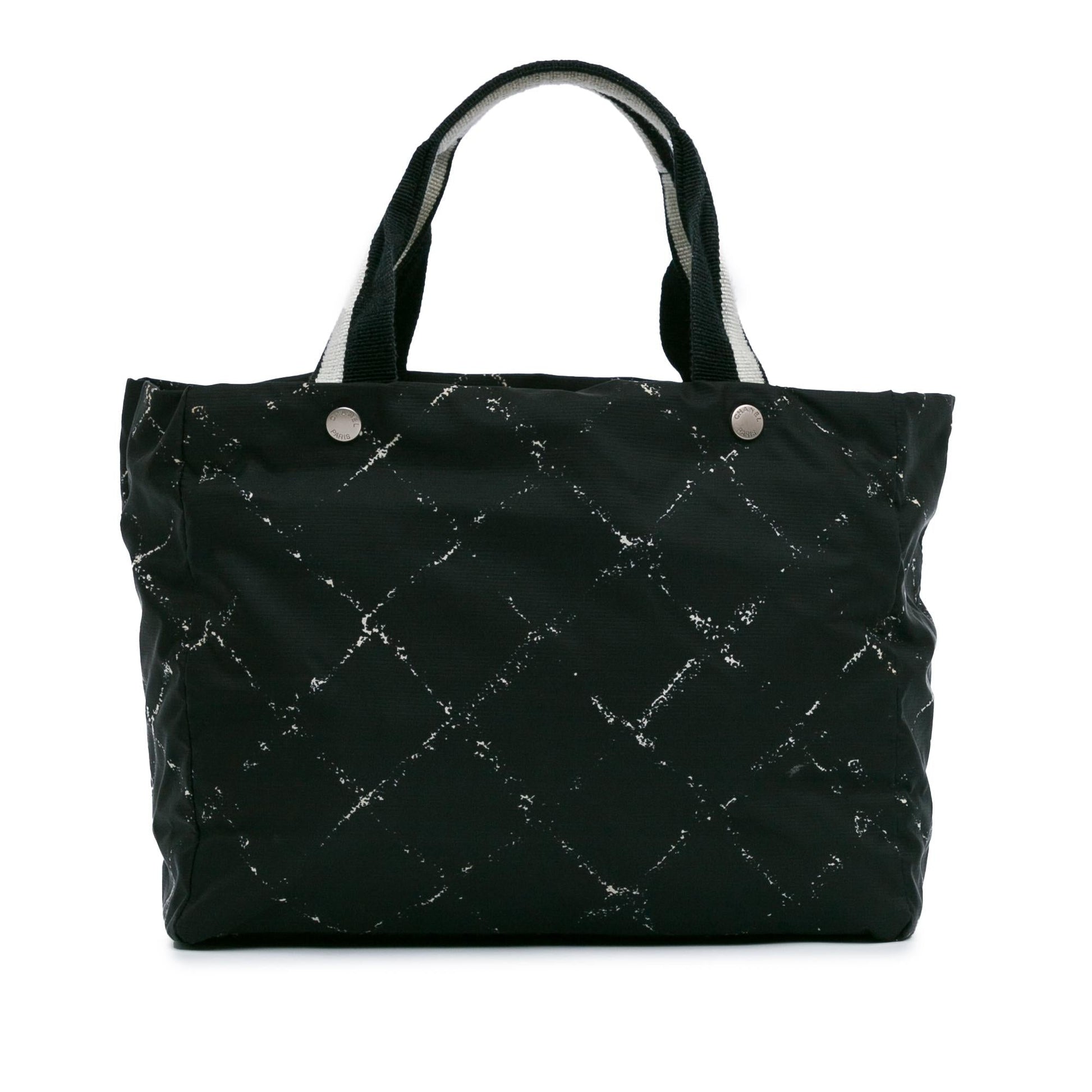 Chanel Printed Nylon Line SHG-2FLMsd Travel Bag