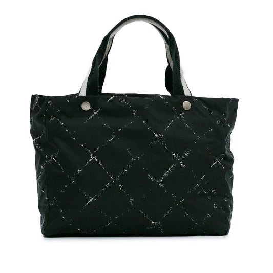 Chanel Printed Nylon Line SHG-2FLMsd Travel Bag