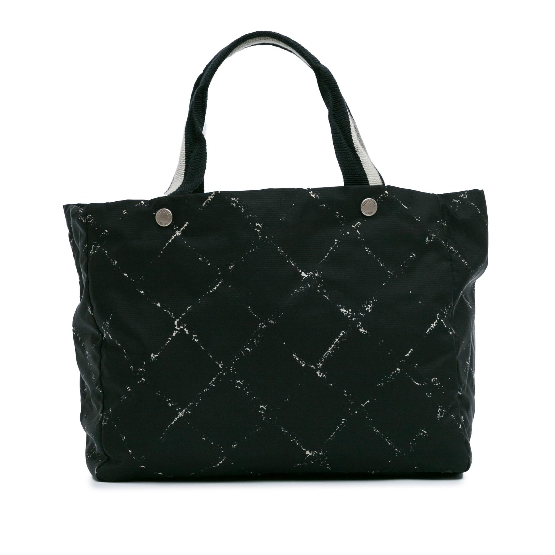 Chanel Printed Nylon Line SHG-2FLMsd Travel Bag