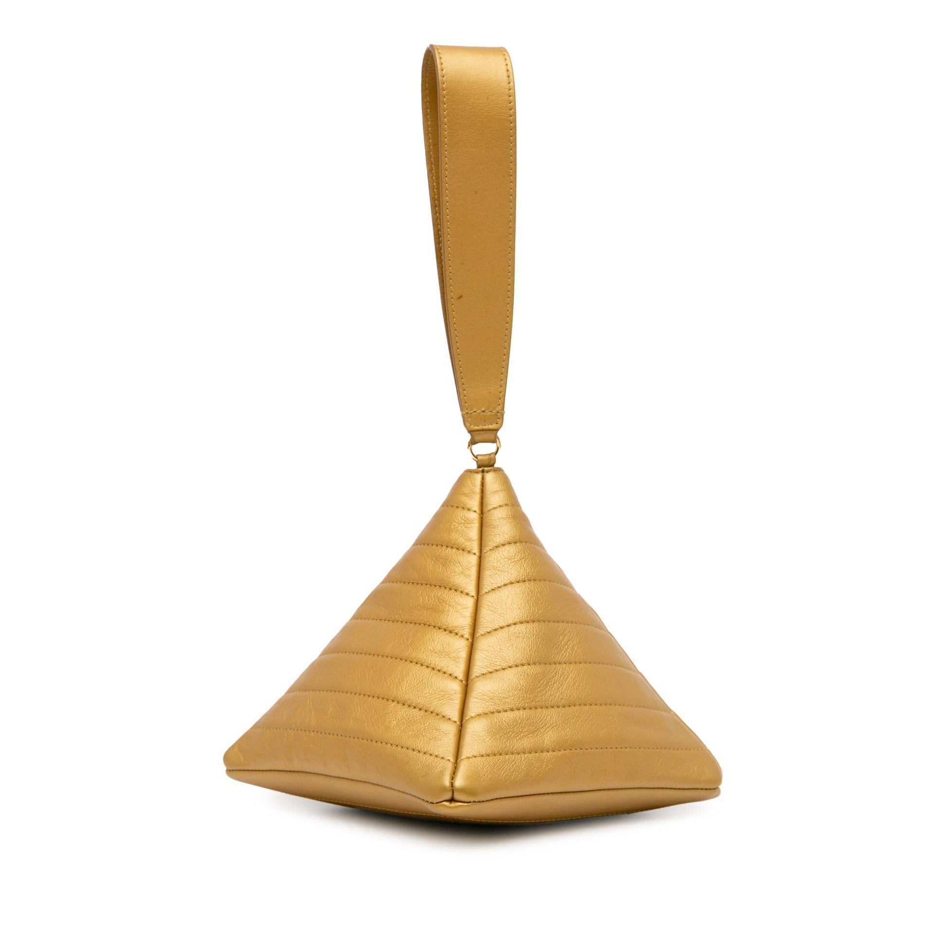 Chanel Pyramid SHG-Neh7KN Leather Clutch Bag