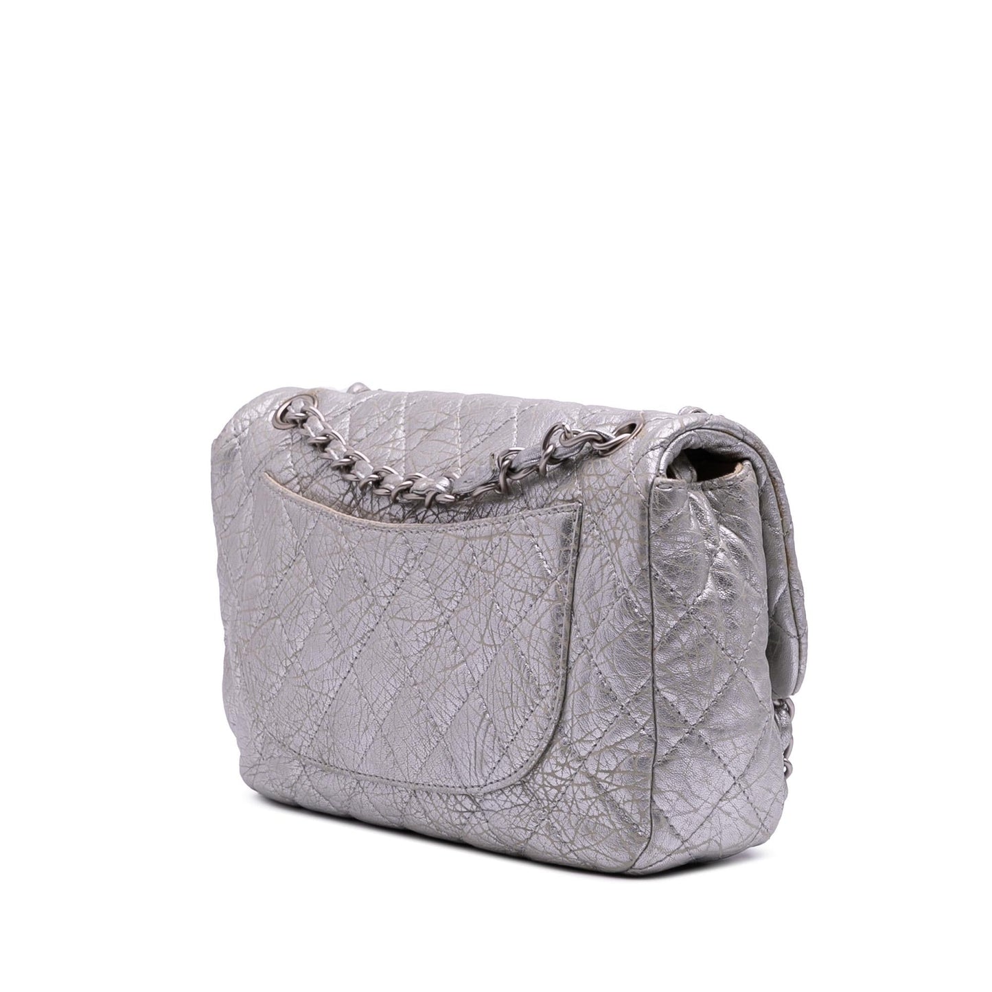 Chanel Quilted Aged Calfskin On Rocks Flap Handbag