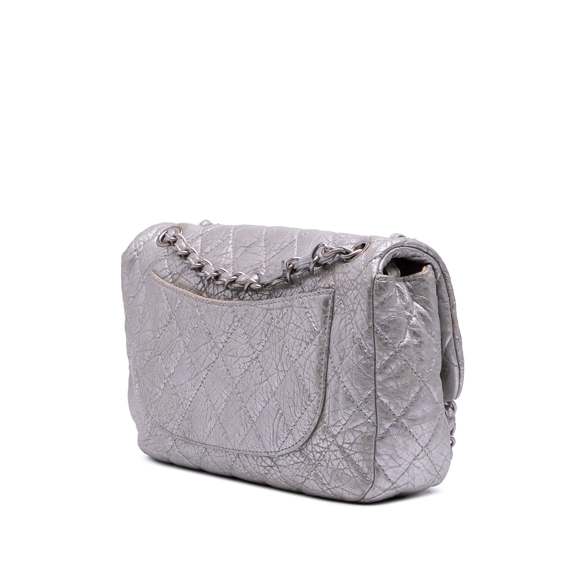 Chanel Quilted Aged Calfskin On Rocks Flap Handbag