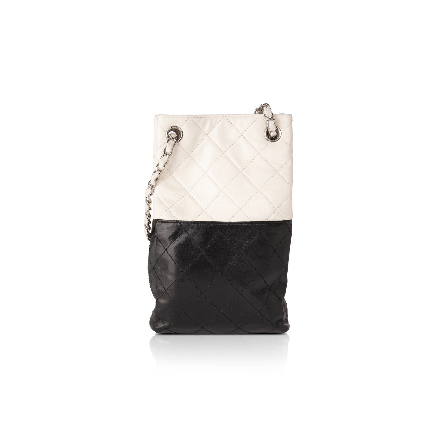 Chanel Quilted Bicolour Vertical Travel Bag