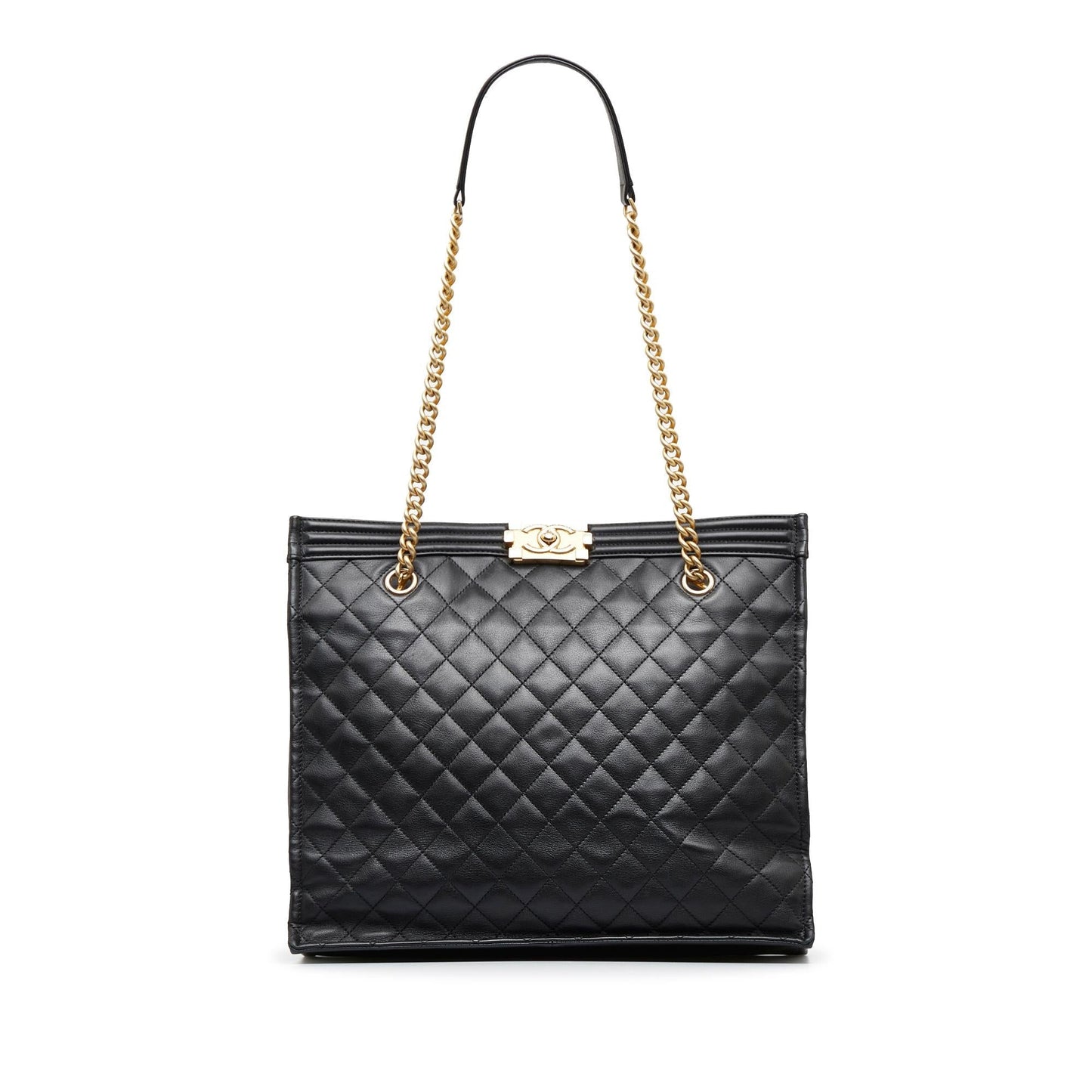 Chanel Quilted Boy Shopper SHG-8Epdbv Tote Bag