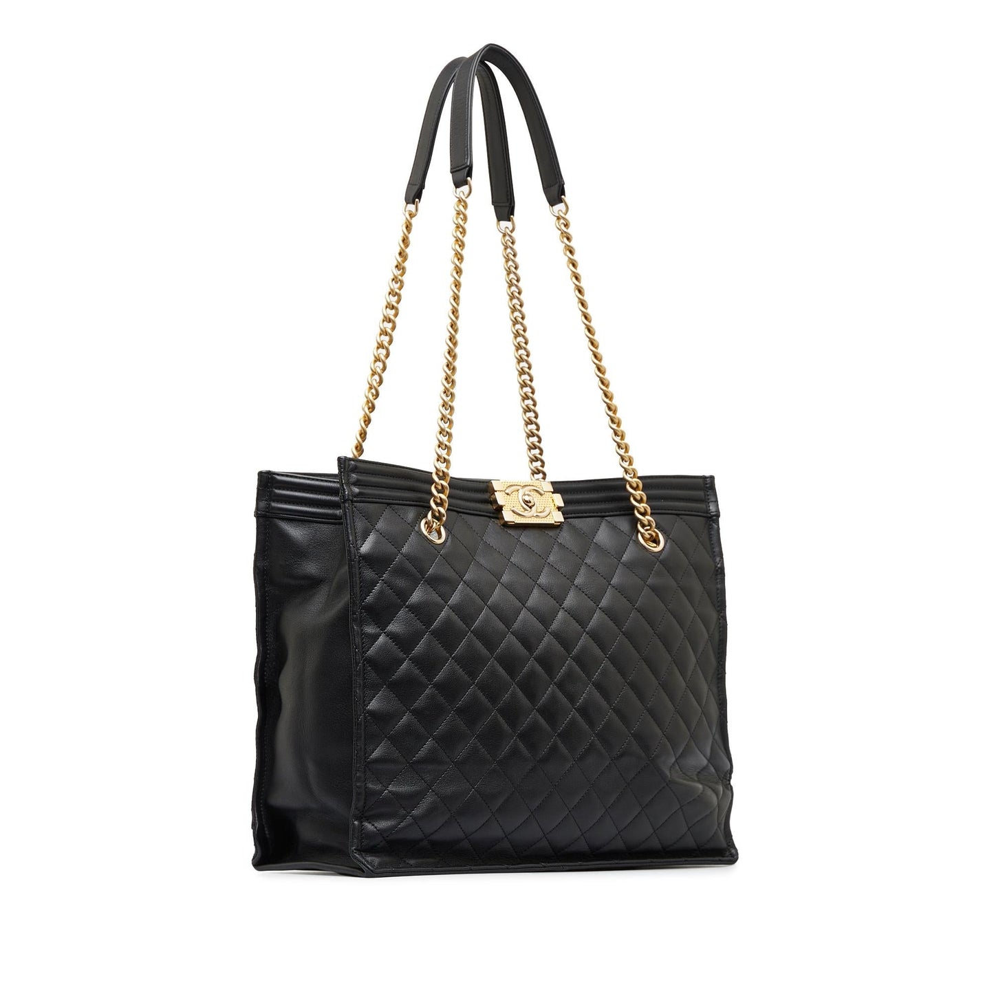 Chanel Quilted Boy Shopper SHG-8Epdbv Tote Bag