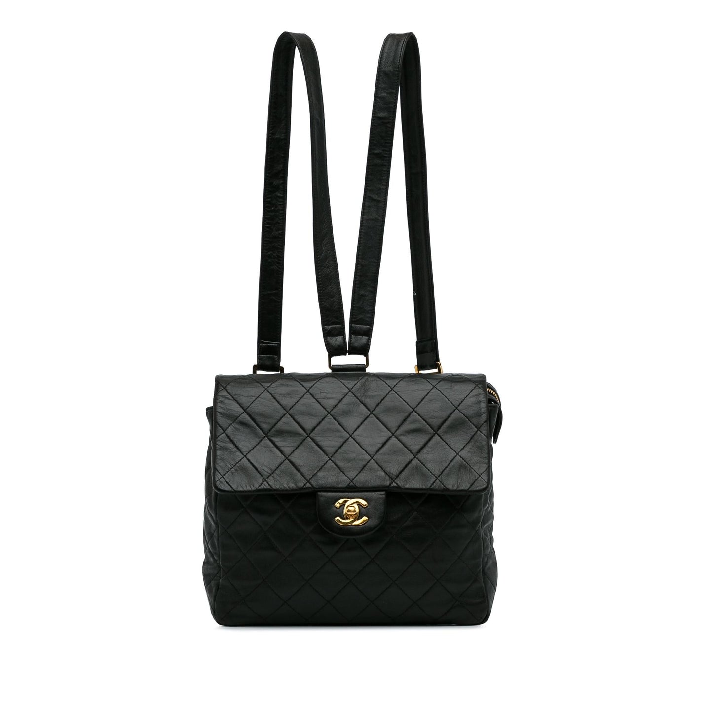 Chanel Quilted CC Flap Backpack SHG-XI7DTD