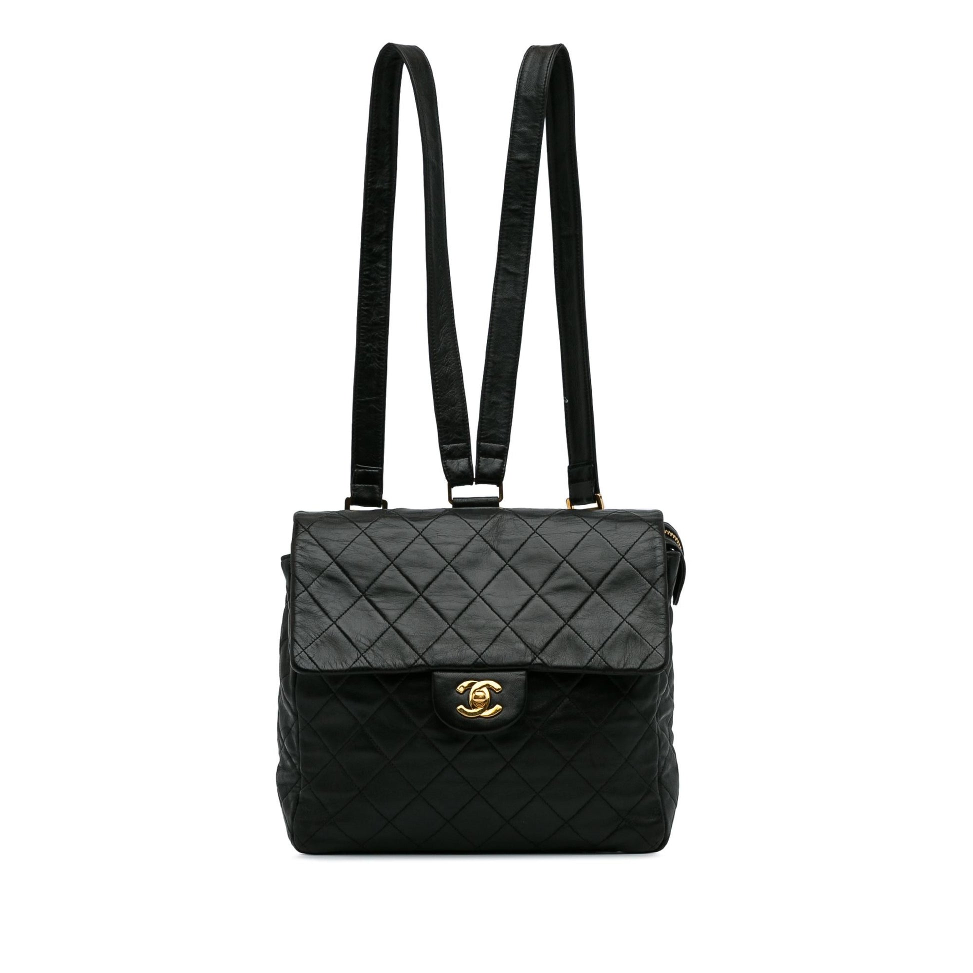 Chanel Quilted CC Flap Backpack SHG-XI7DTD