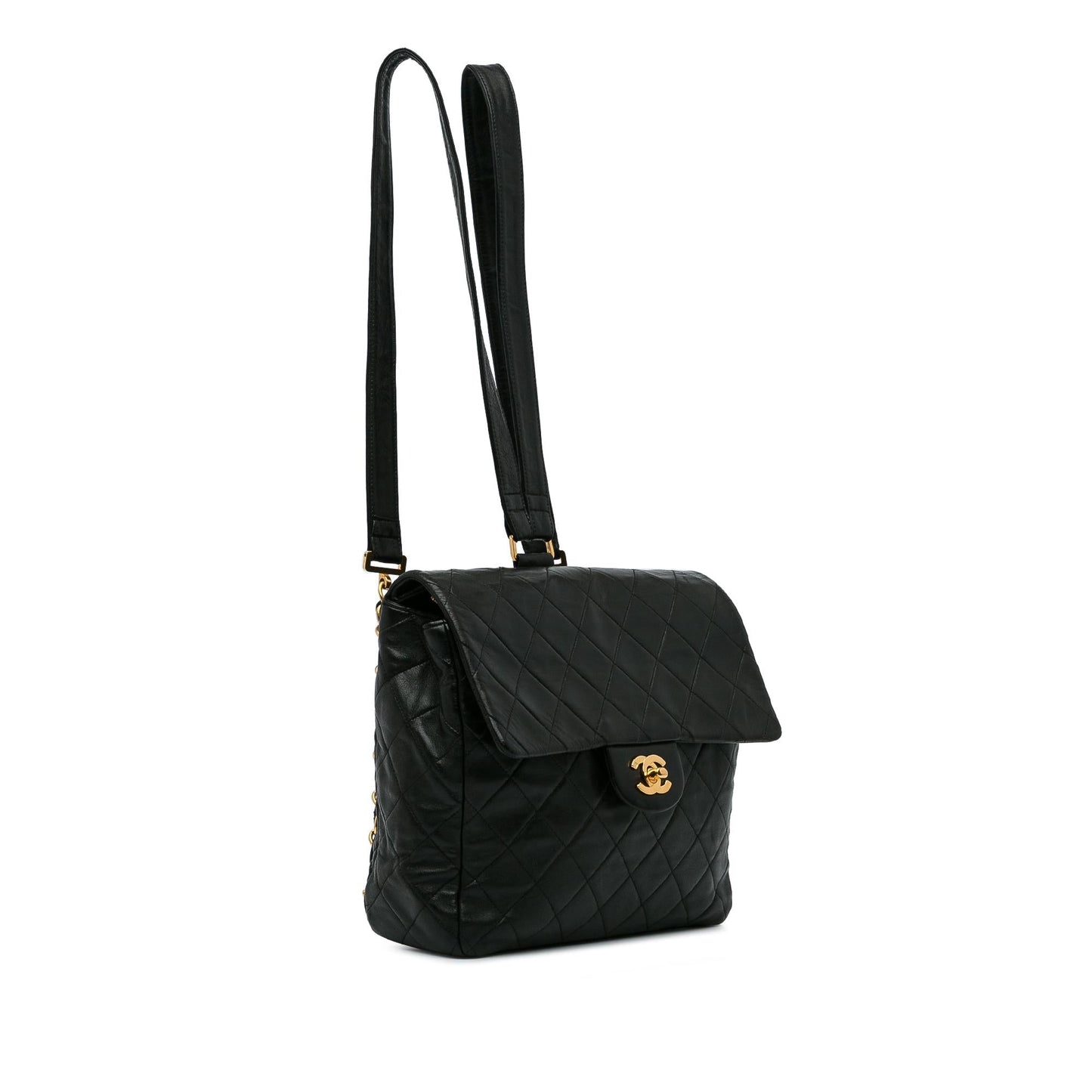 Chanel Quilted CC Flap Backpack SHG-XI7DTD