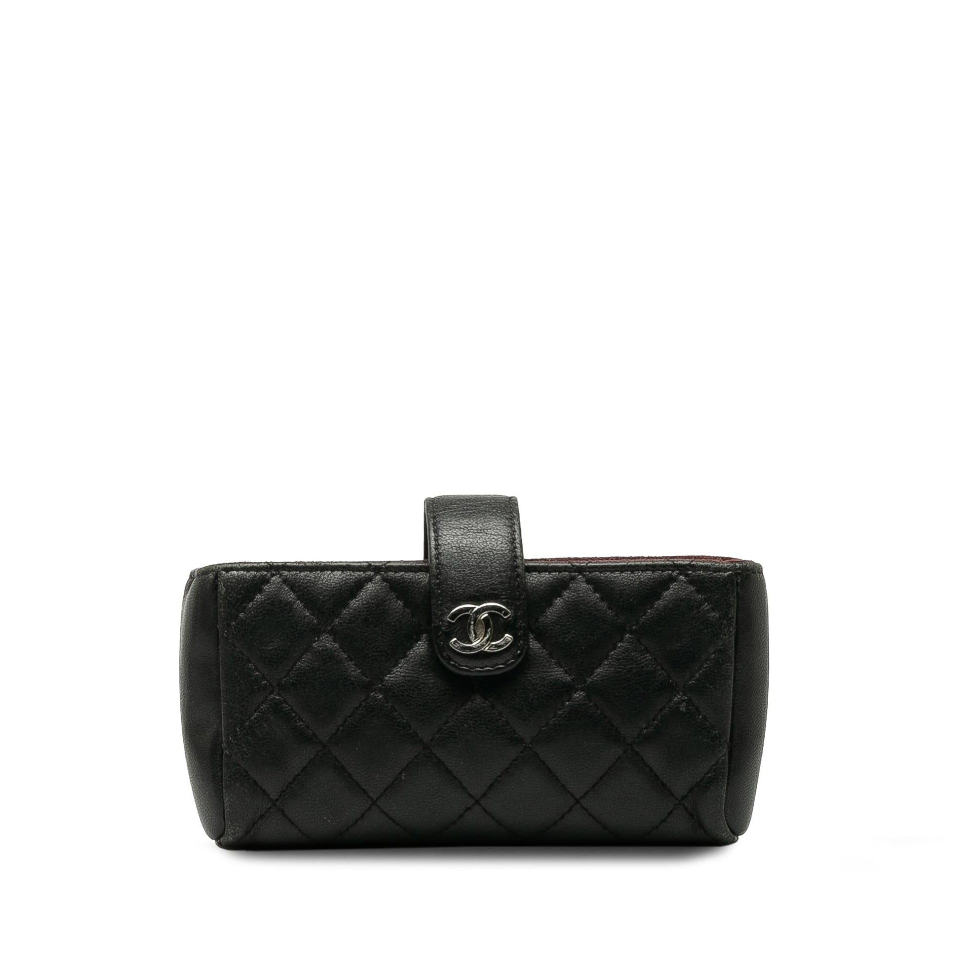 Chanel Quilted CC O-Phone Holder Handbag