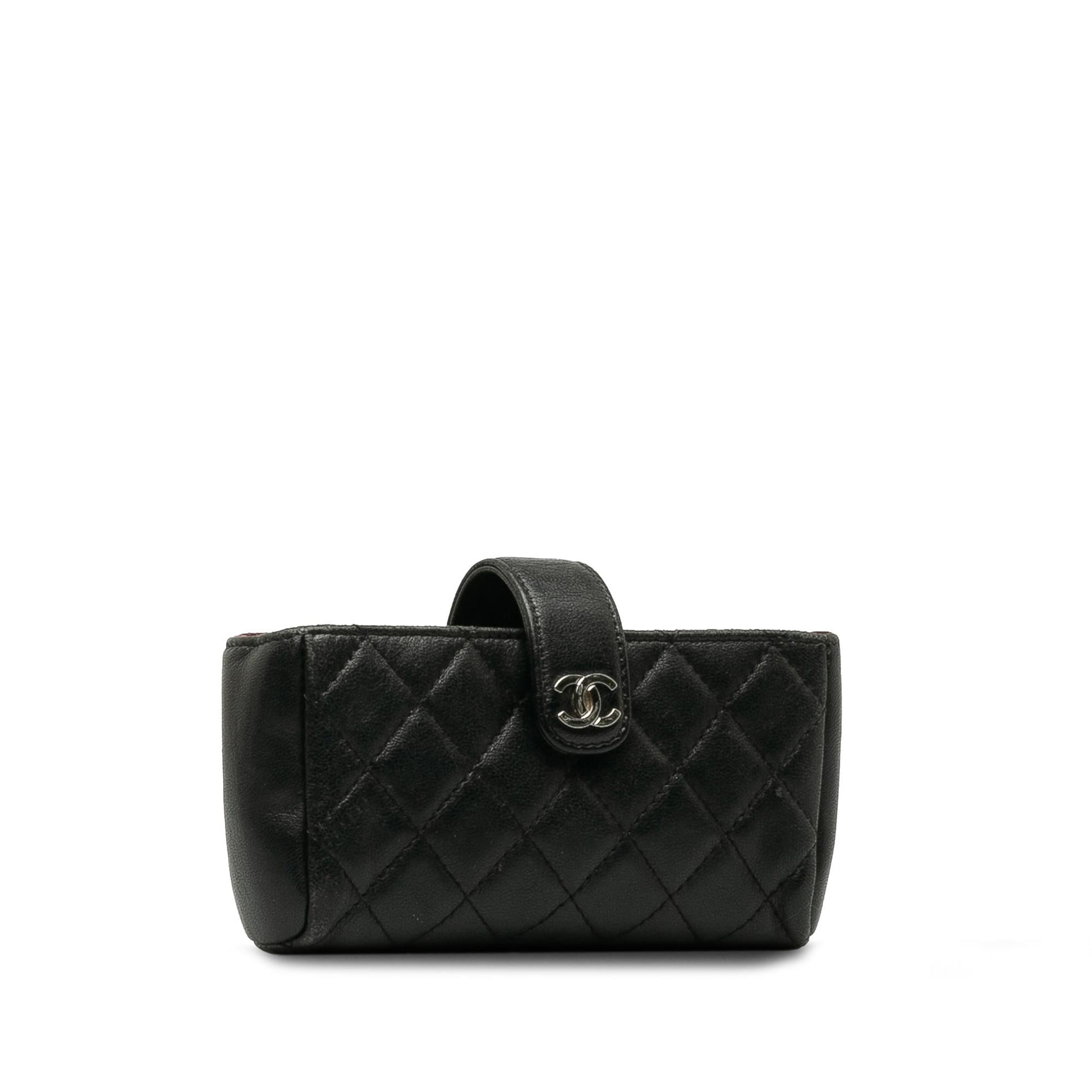 Chanel Quilted CC O-Phone Holder Handbag